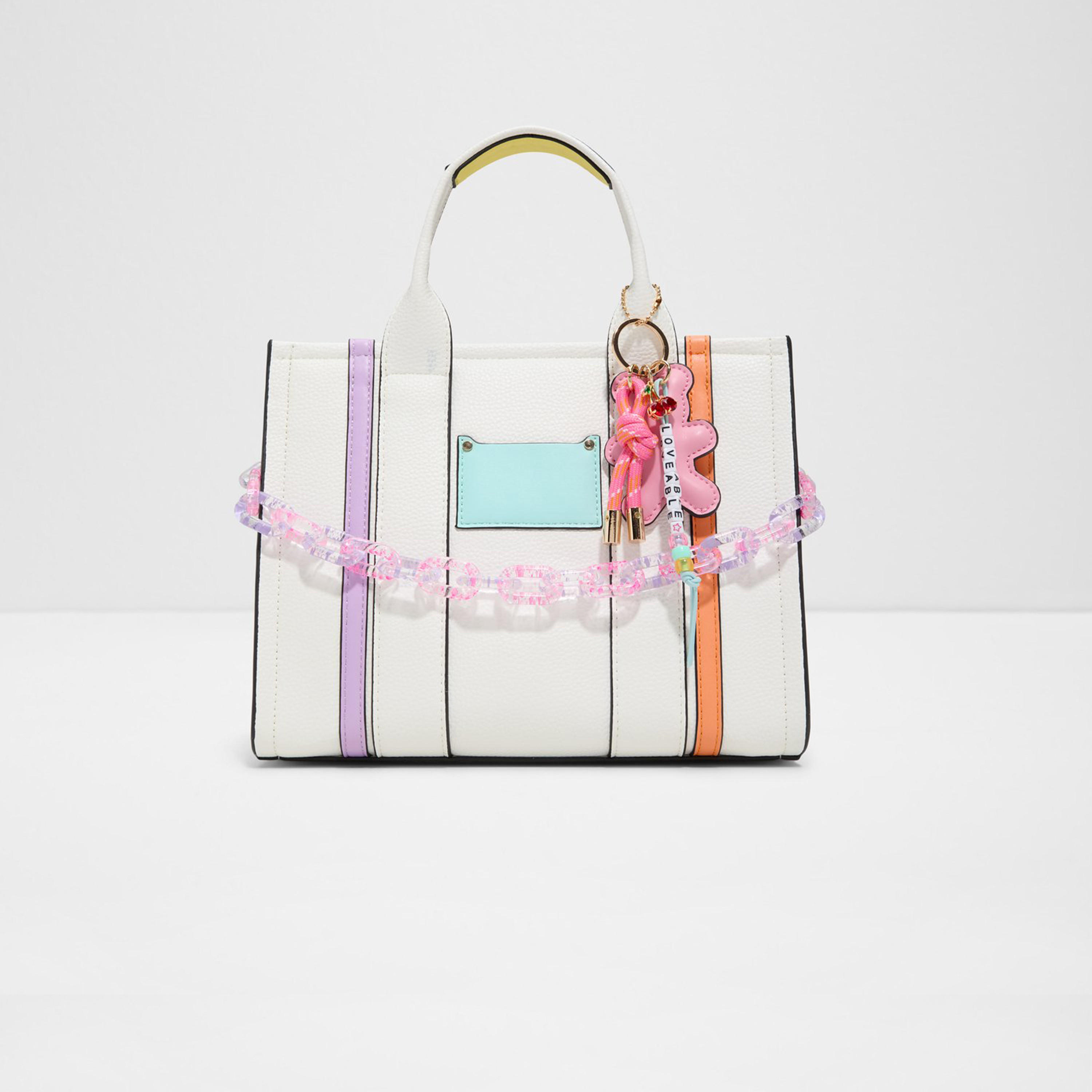 Aldo Therilia Double Handle Satchel Bag with Zipper and Detachable Strap-women-bagsandwallets-handbags-image-1