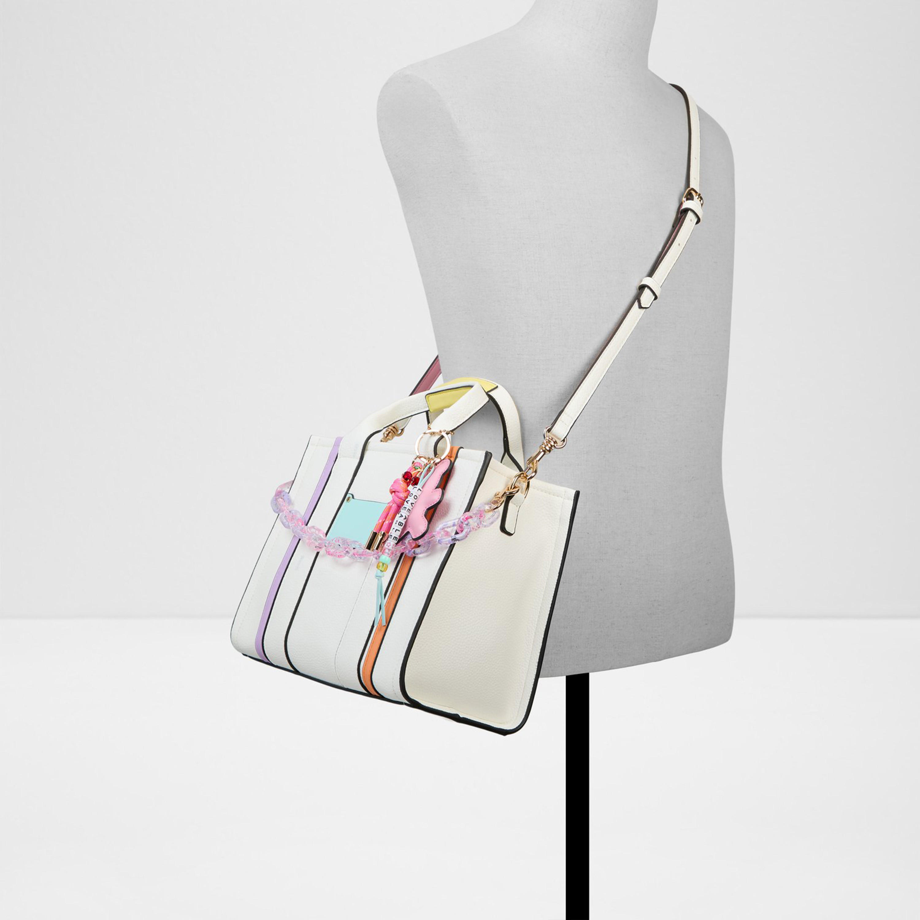 Aldo Therilia Double Handle Satchel Bag with Zipper and Detachable Strap-women-bagsandwallets-handbags-image-4