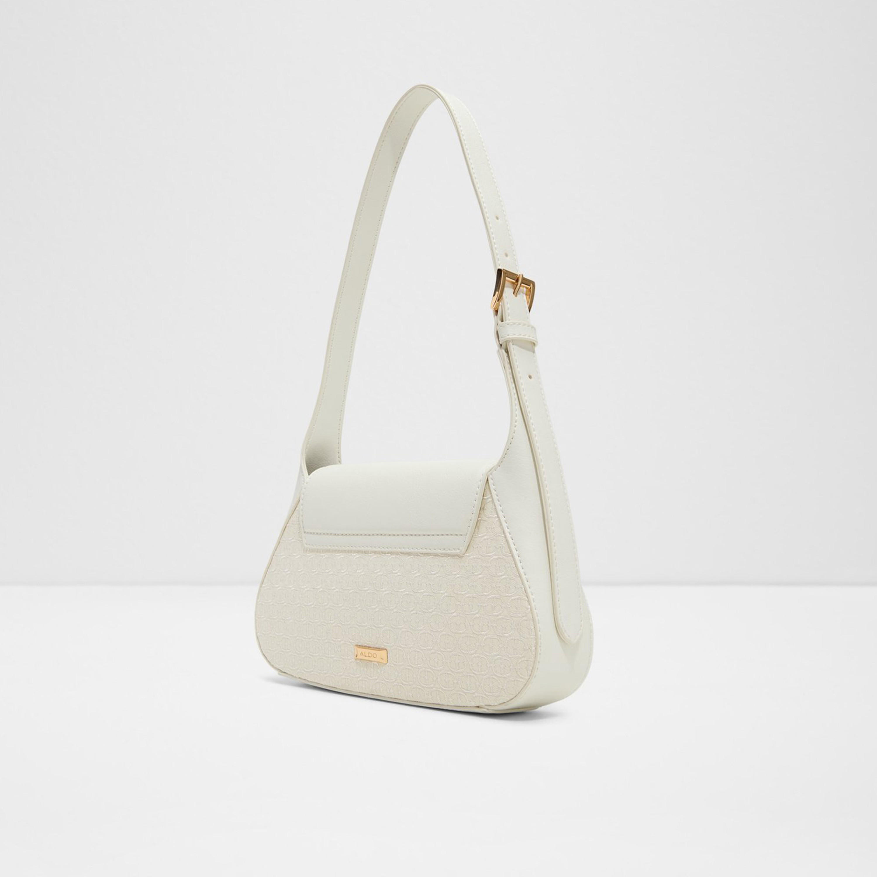 Aldo Rhianon Monogram Shoulder Bag with Flap Closure and Adjustable Strap-women-bagsandwallets-handbags-image-2