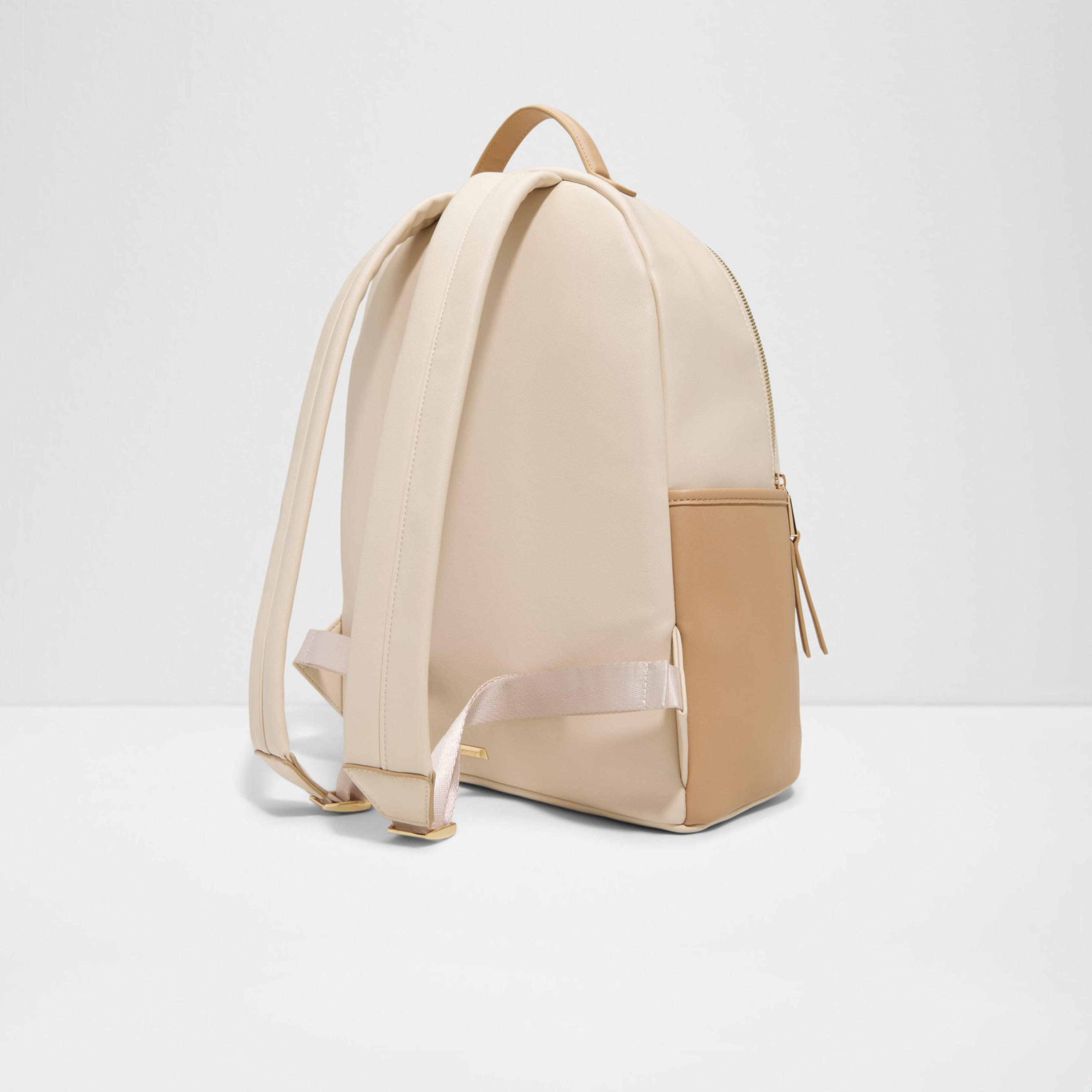ألدو- شنطة ظهر لانون سادة بمقبض علوي مع سحاب للإغلاق وحزام قابل للتعديل-travel-luggagesandbags-backpacks-image-7