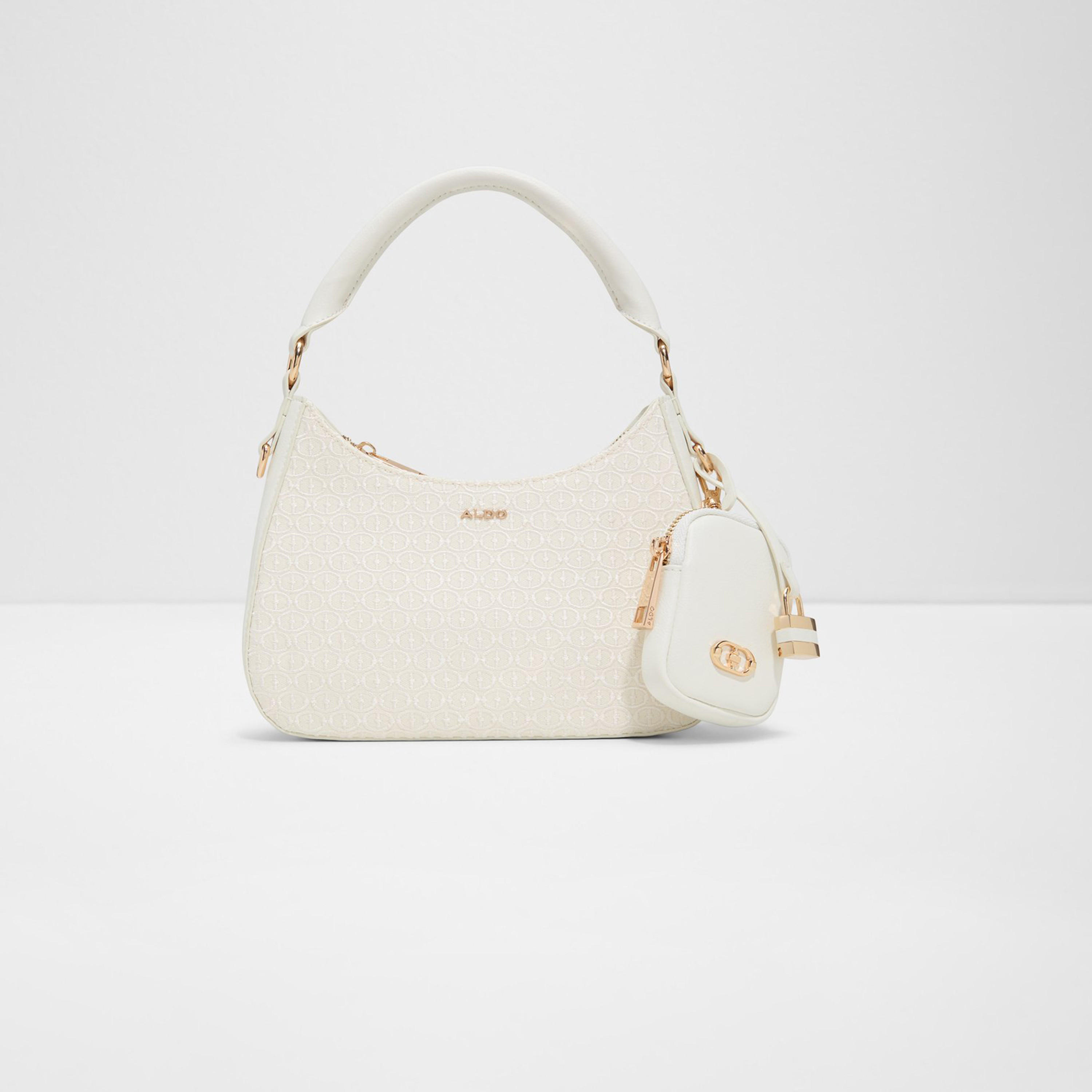 Aldo Karegan Monogram Shoulder Bag with Zipper and Detachable Strap-women-bagsandwallets-handbags-image-1