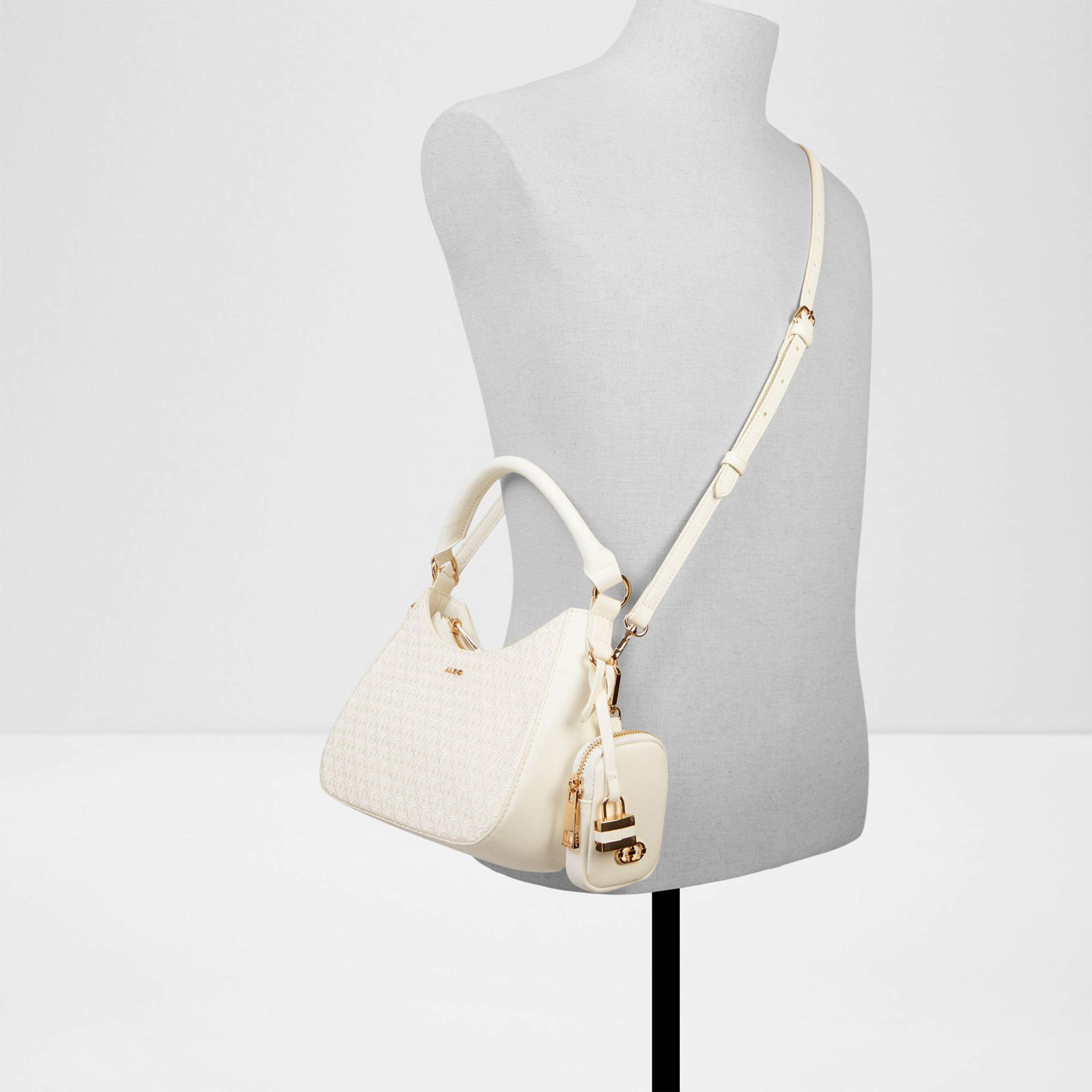 Aldo Karegan Monogram Shoulder Bag with Zipper and Detachable Strap-women-bagsandwallets-handbags-image-4
