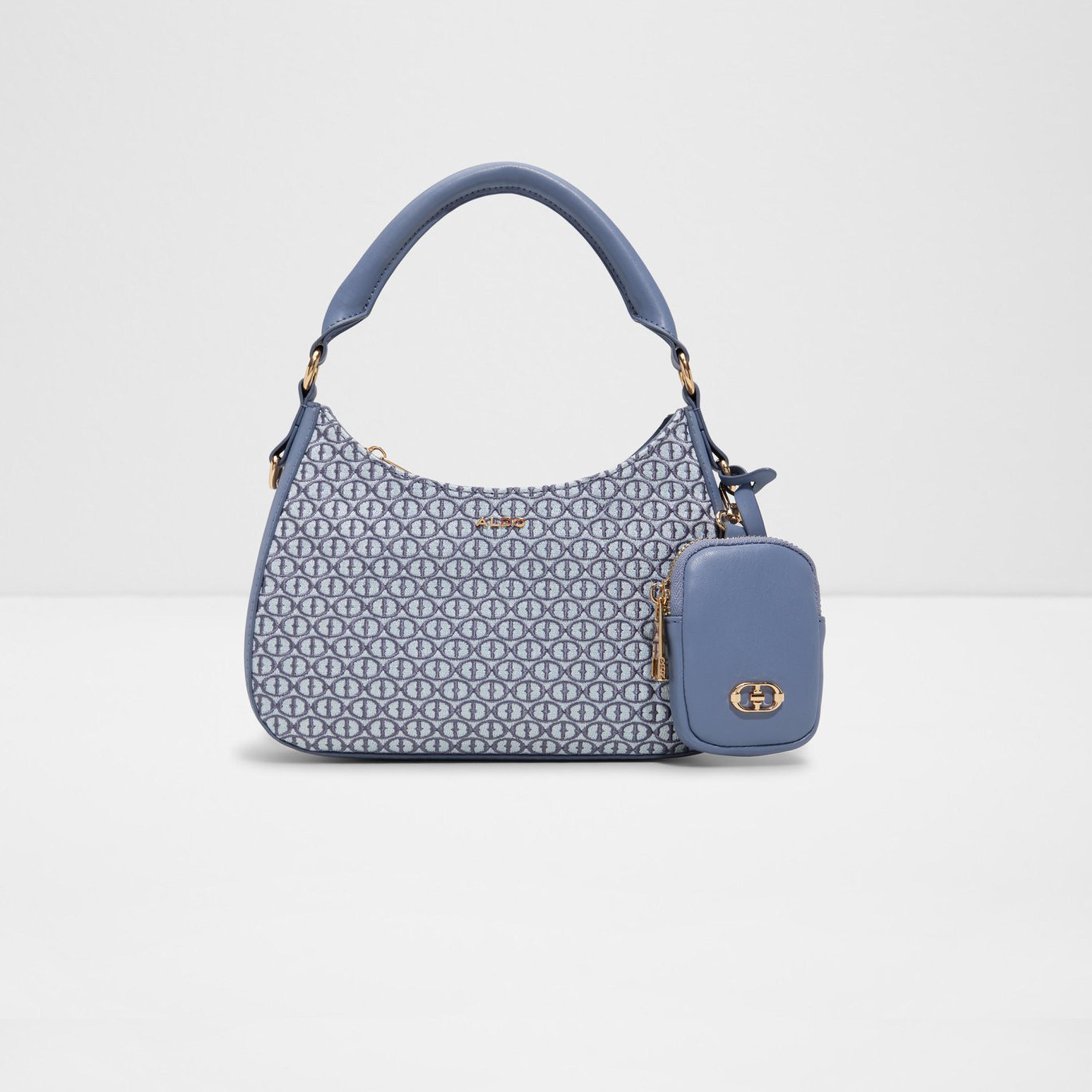 Aldo Karegan Monogram Shoulder Bag with Zipper and Detachable Strap-women-bagsandwallets-handbags-image-5