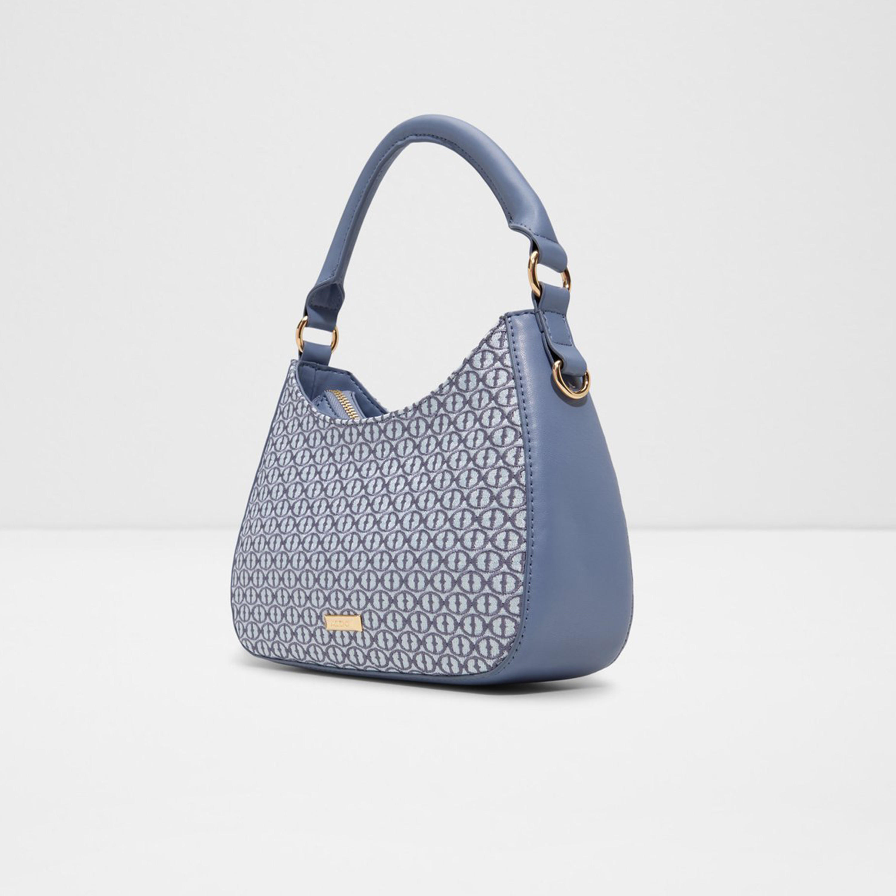 Aldo Karegan Monogram Shoulder Bag with Zipper and Detachable Strap-women-bagsandwallets-handbags-image-6