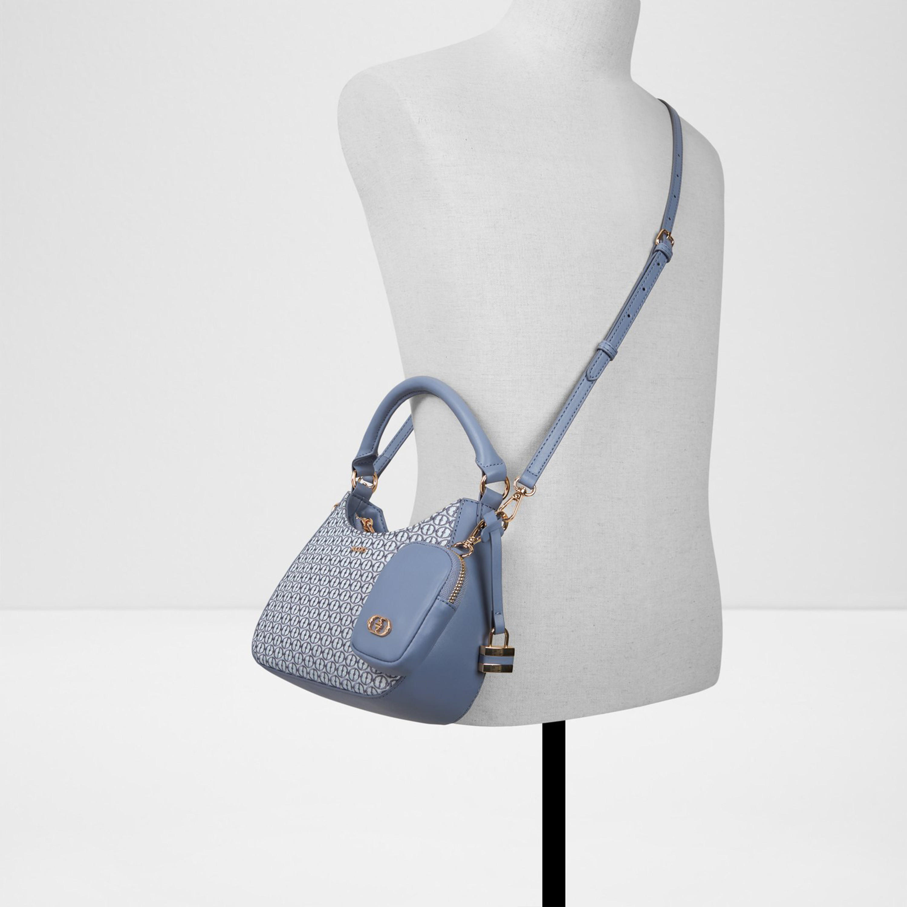 Aldo Karegan Monogram Shoulder Bag with Zipper and Detachable Strap-women-bagsandwallets-handbags-image-8