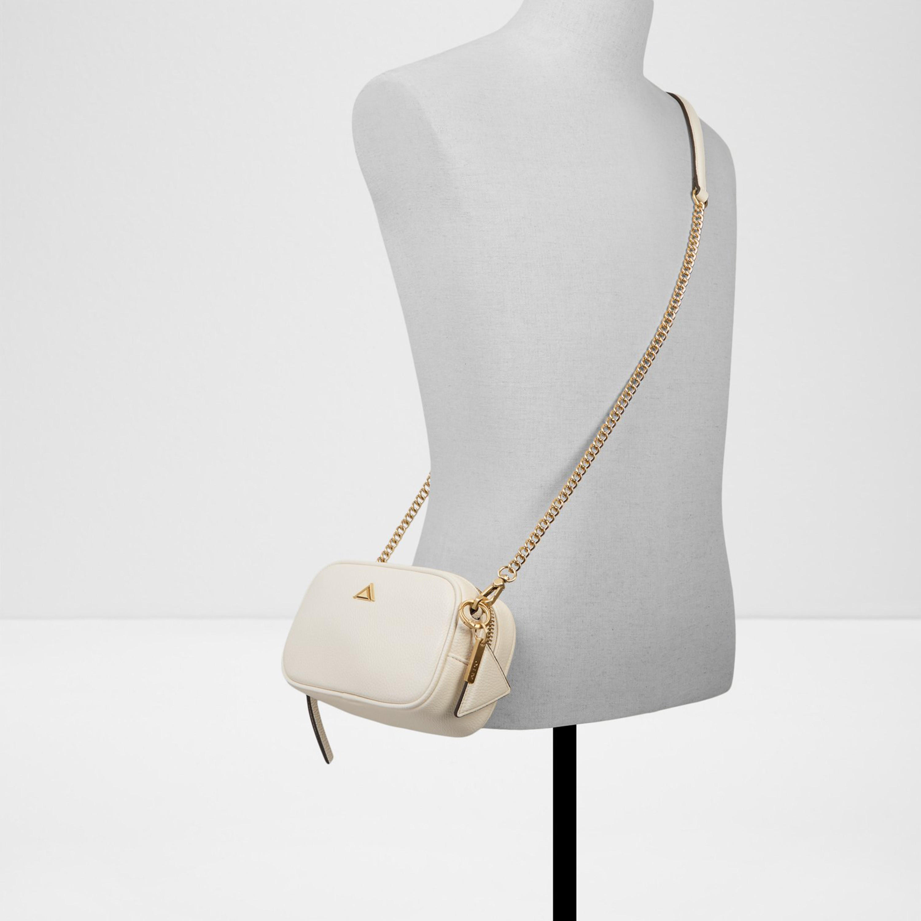 Aldo Moanah Textured Crossbody Bag with Zipper and Chain Strap-women-bagsandwallets-handbags-image-12