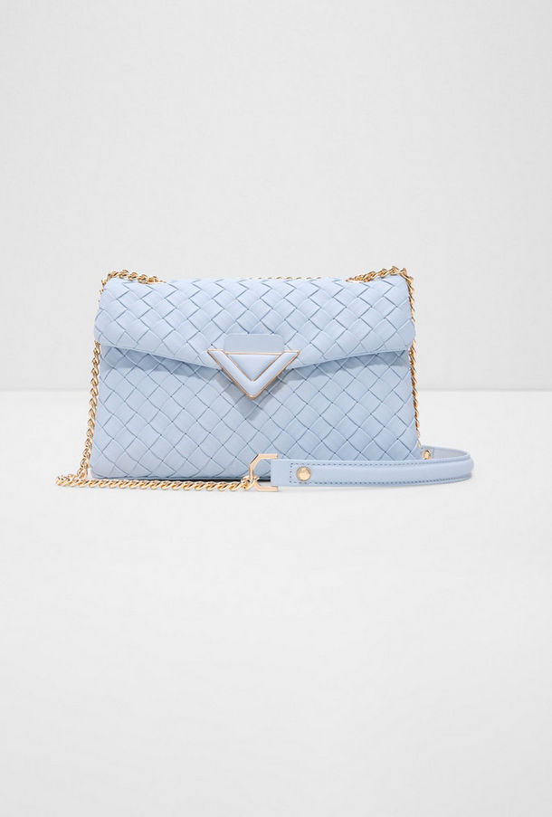 ألدو- شنطة كروس منسوجة ناعمة الملمس مع قفل بقلاب وحزام سلسلة-women-bagsandwallets-handbags-image-1