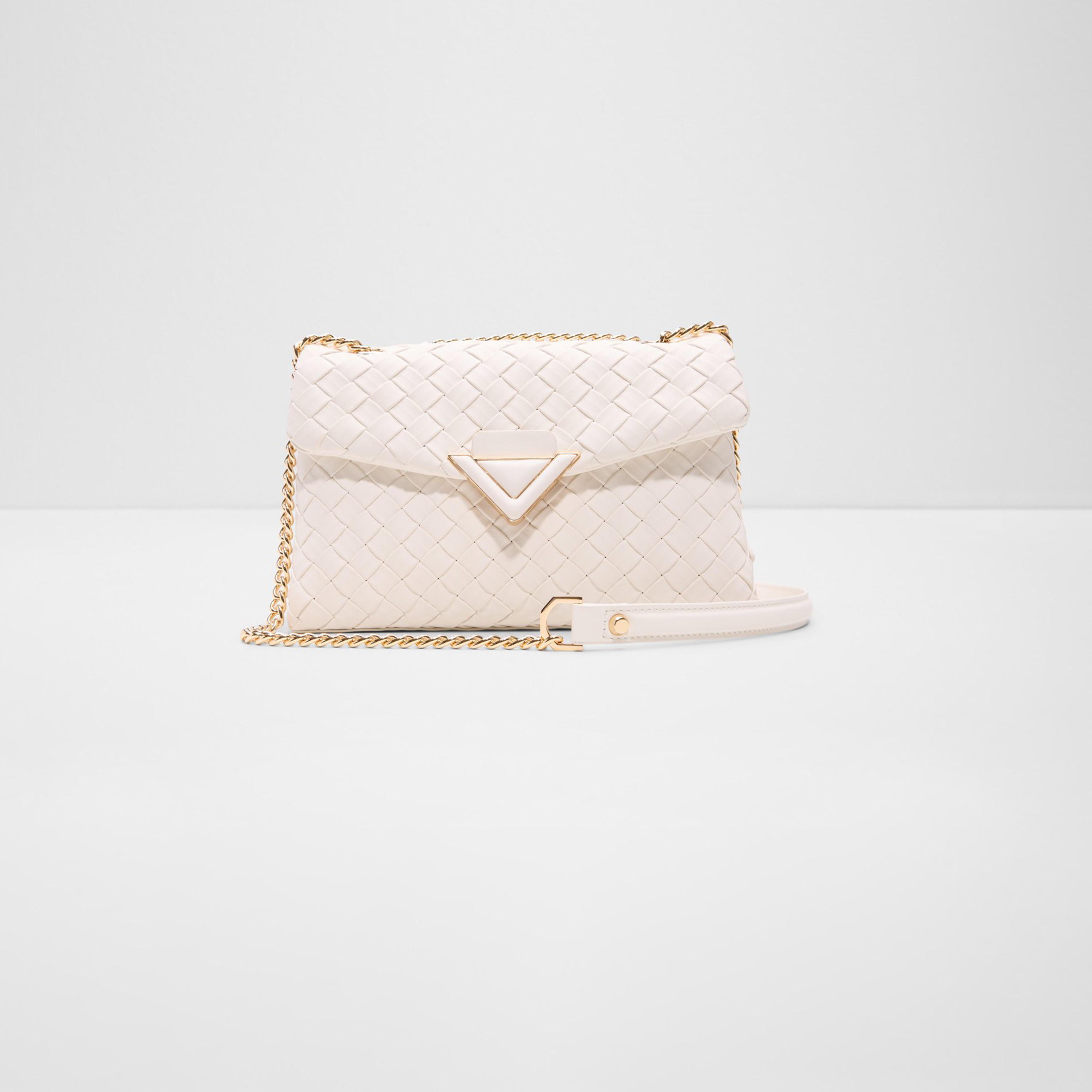 ألدو- شنطة كروس  منسوجة ناعمة الملمس مع قفل بقلاب وحزام سلسلة-women-bagsandwallets-handbags-image-6