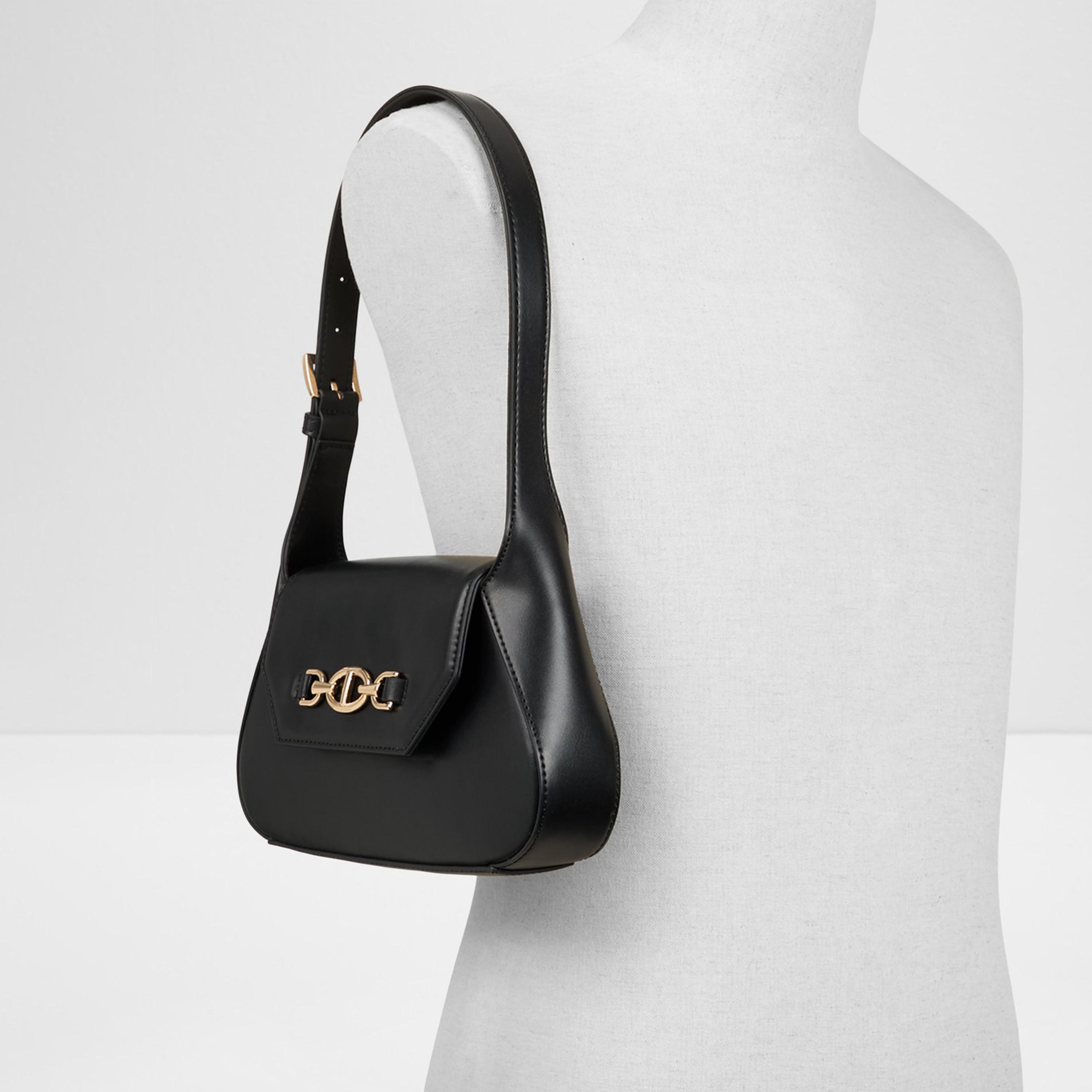 Aldo Rhianon Monogram Shoulder Bag with Flap Closure and Adjustable Strap-women-bagsandwallets-handbags-image-4