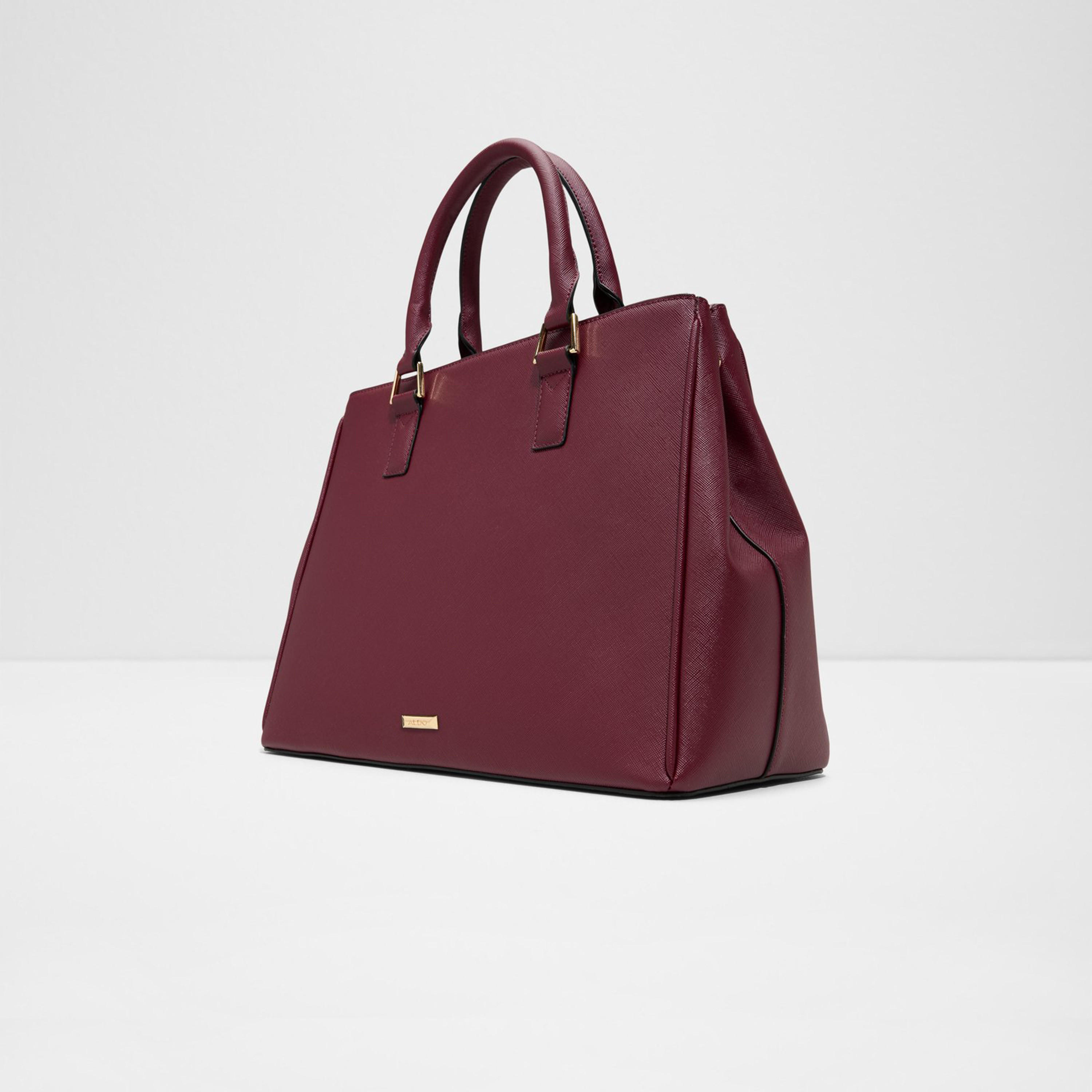 Aldo Nanever Textured Double Handle Shoulder Bag with Magnetic Closure and Detachable Strap-women-bagsandwallets-handbags-image-9