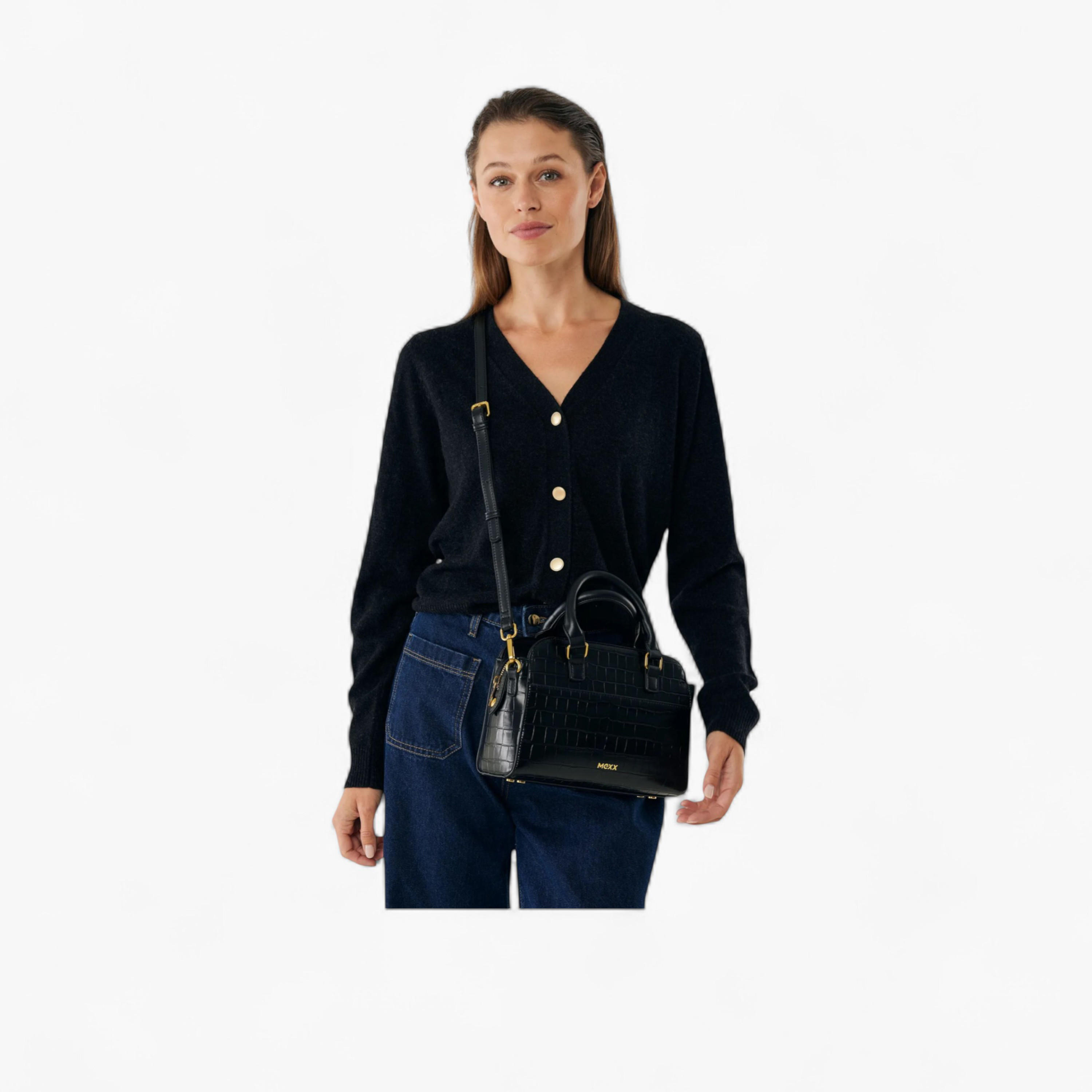 Mexx Textured Tote Bag with Detachable Strap-women-bagsandwallets-handbags-image-2