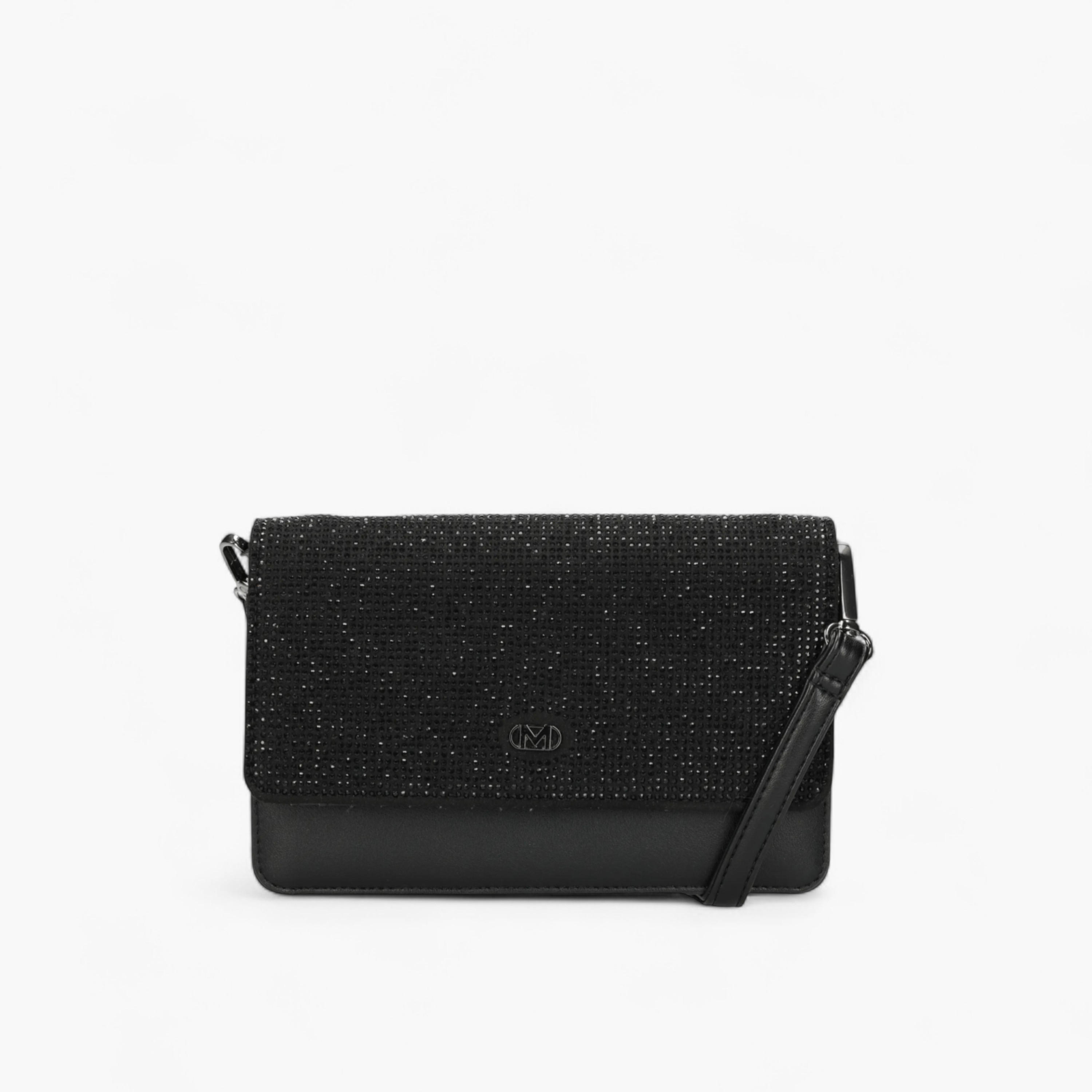 Mexx Embellished Crossbody Bag with Button Closure-women-bagsandwallets-handbags-image-1