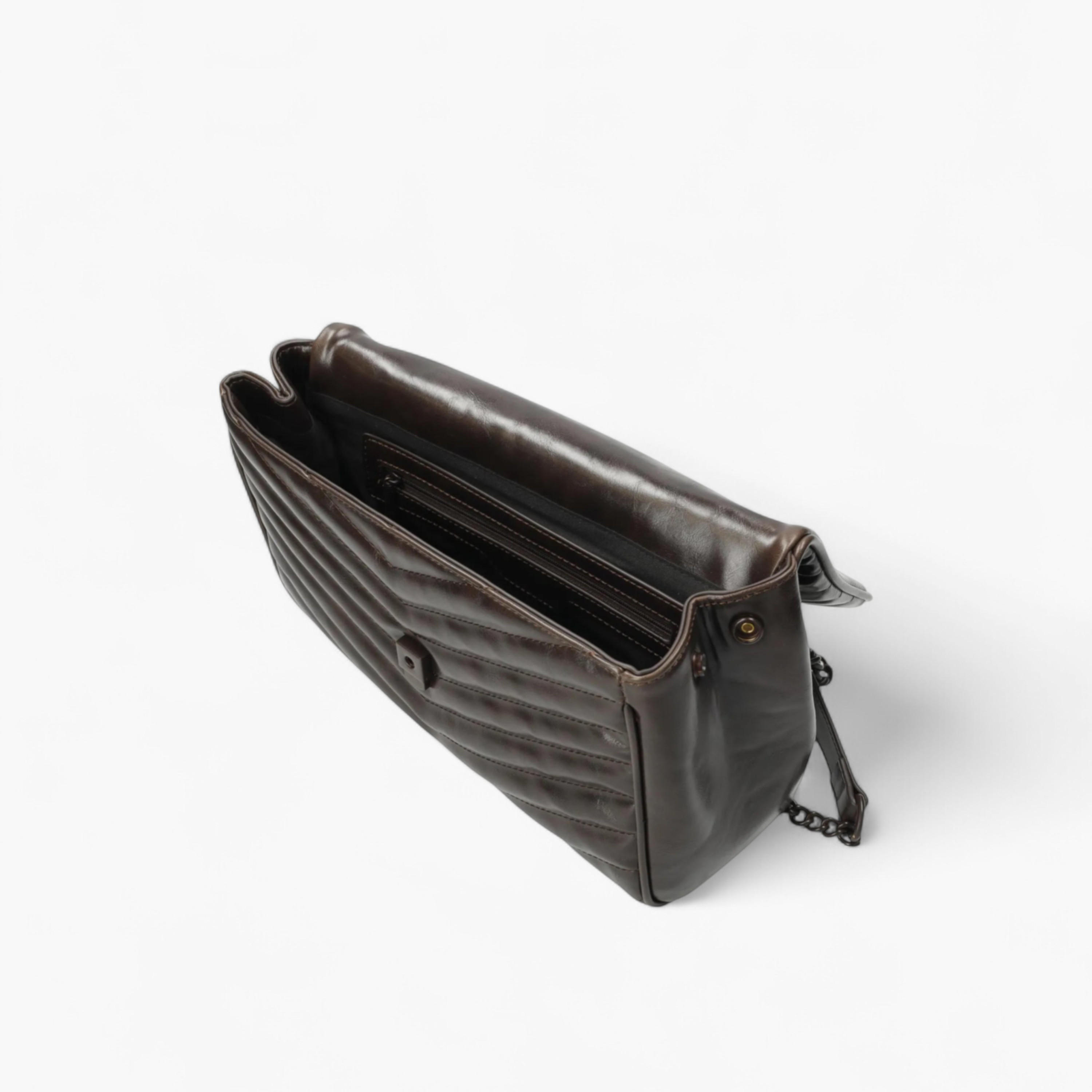 Mexx Textured Shoulder Bag with Chain Strap-women-bagsandwallets-handbags-image-5
