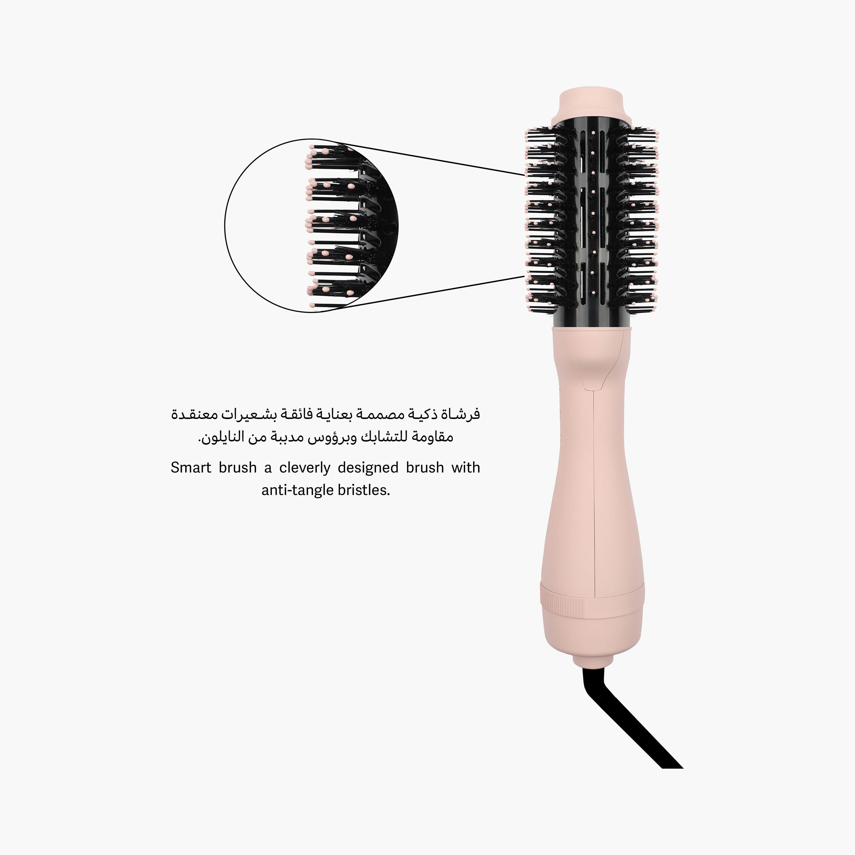 فرشاة لابيل الوردية لتمليس الشعر-beautyandpersonalcare-appliances-hairstylingtools-straighteners-image-8