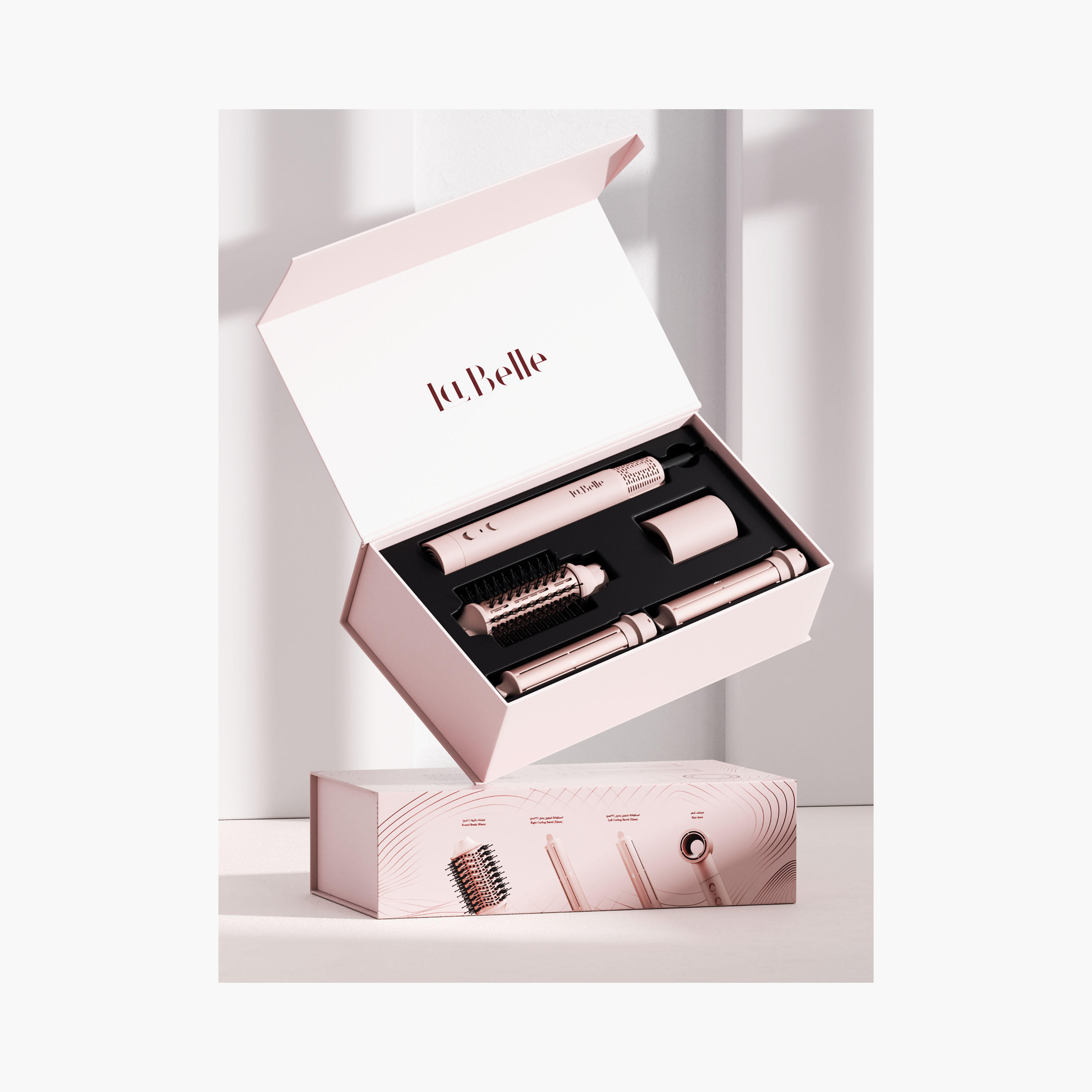 طقم مصفف شعر ماستر ستايلر من 4 قطع من لابيل-beautyandpersonalcare-appliances-hairstylingtools-stylingbrushes-image-3