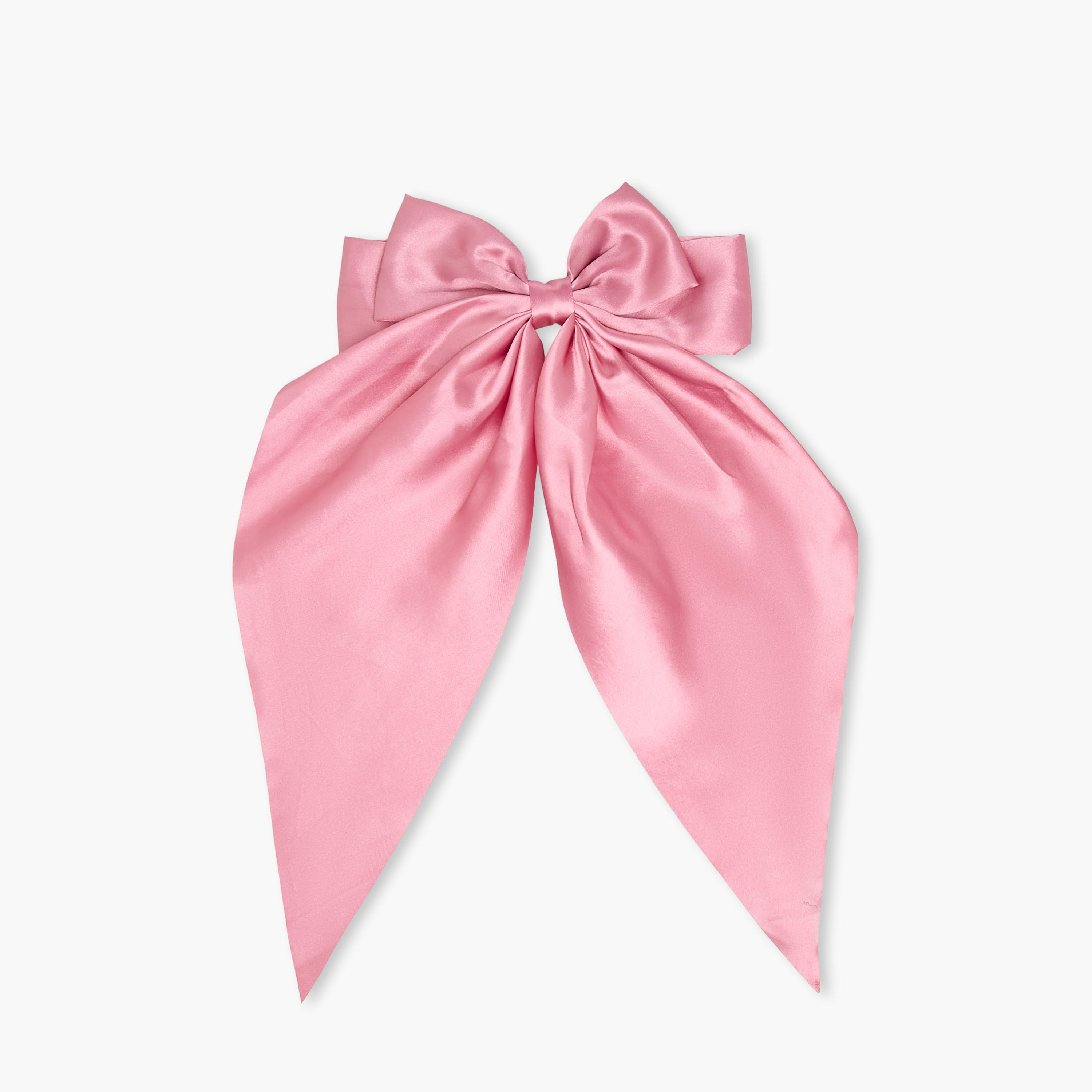 Bow Hair Clip with Satin Finish-women-hairaccessories-clips-image-1