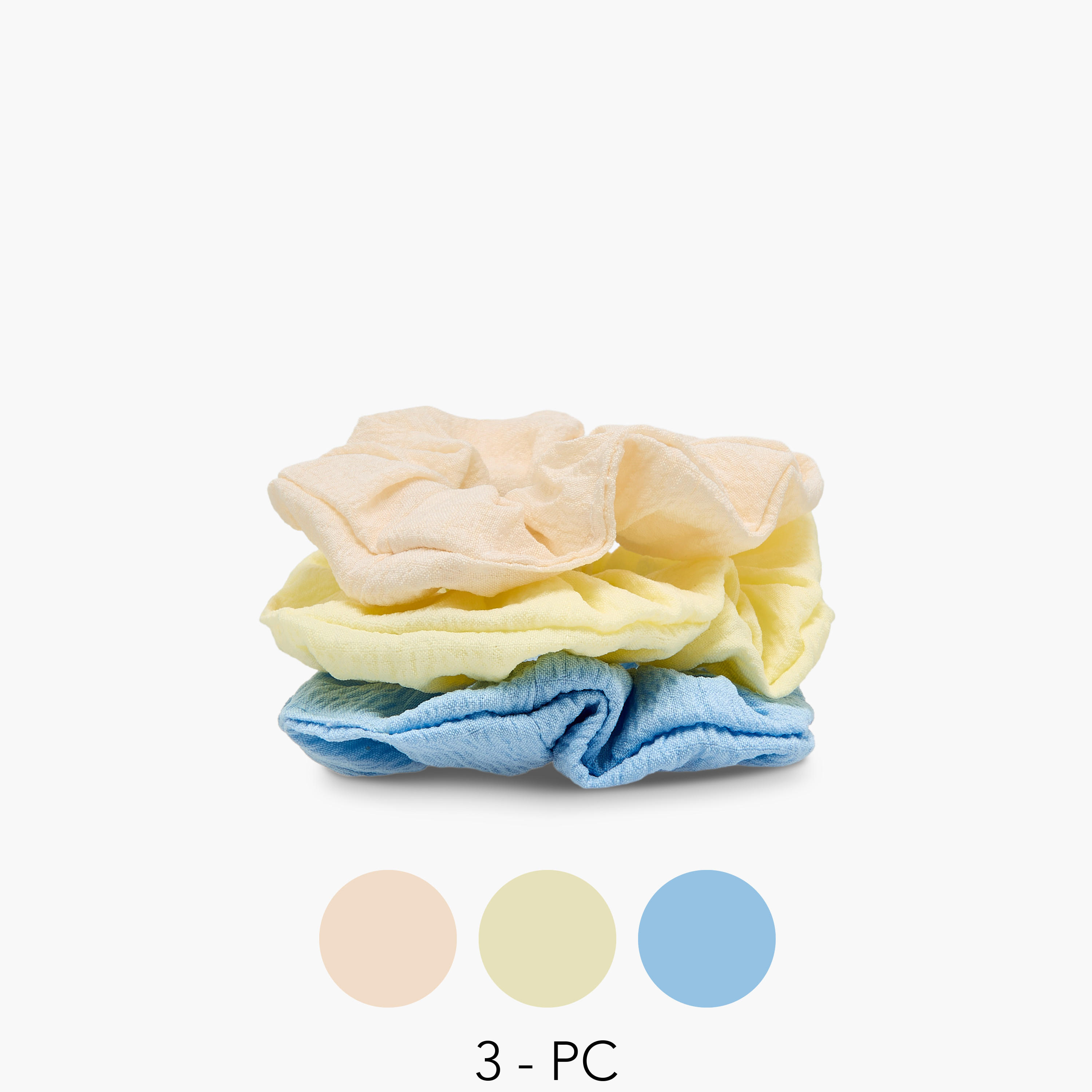 طقم ربطات شعر 3 قطع-women-hairaccessories-scrunchies-image-1