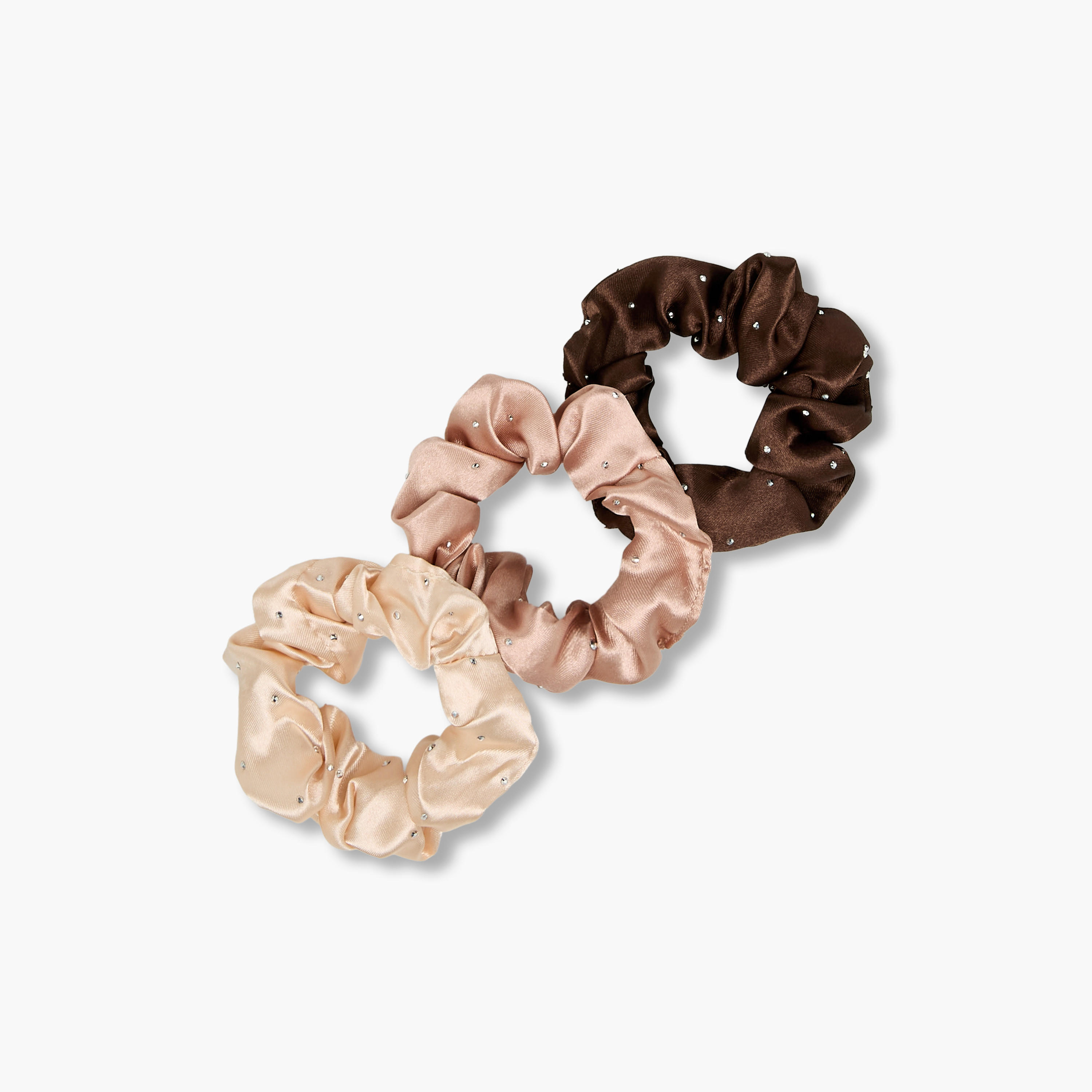 ربطات شعر سكرانشي مزينة - عبوة 3 قطع-women-hairaccessories-scrunchies-image-2