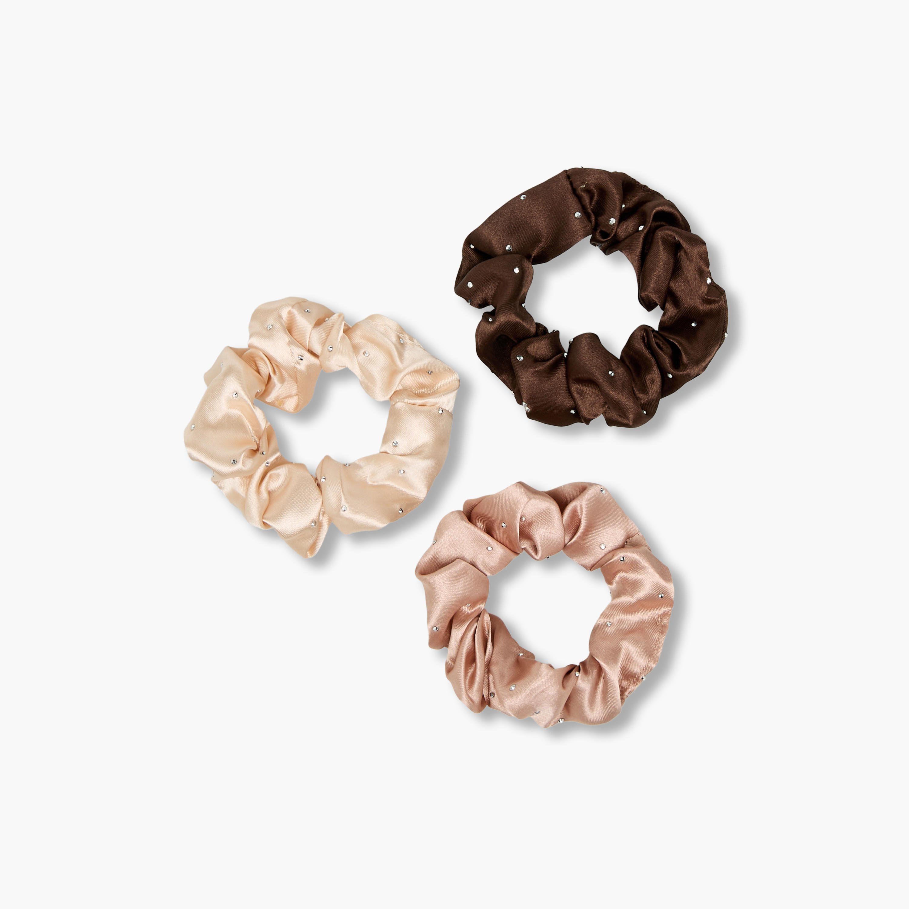 Pack of 3 Embellished Hair Scrunchie-women-hairaccessories-scrunchies-image-3