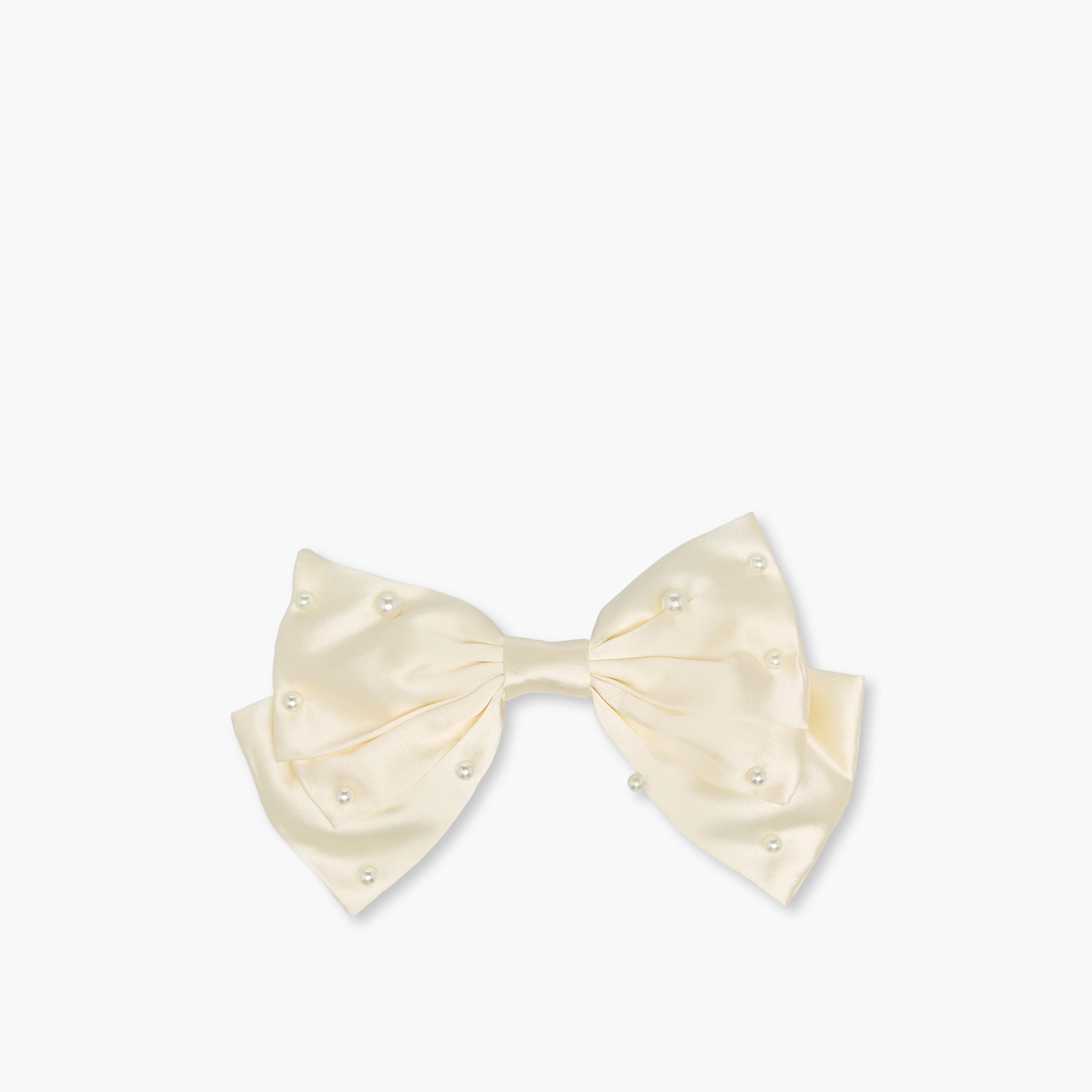 Bow Hair Clip with Pearl Accent-women-hairaccessories-clips-image-1