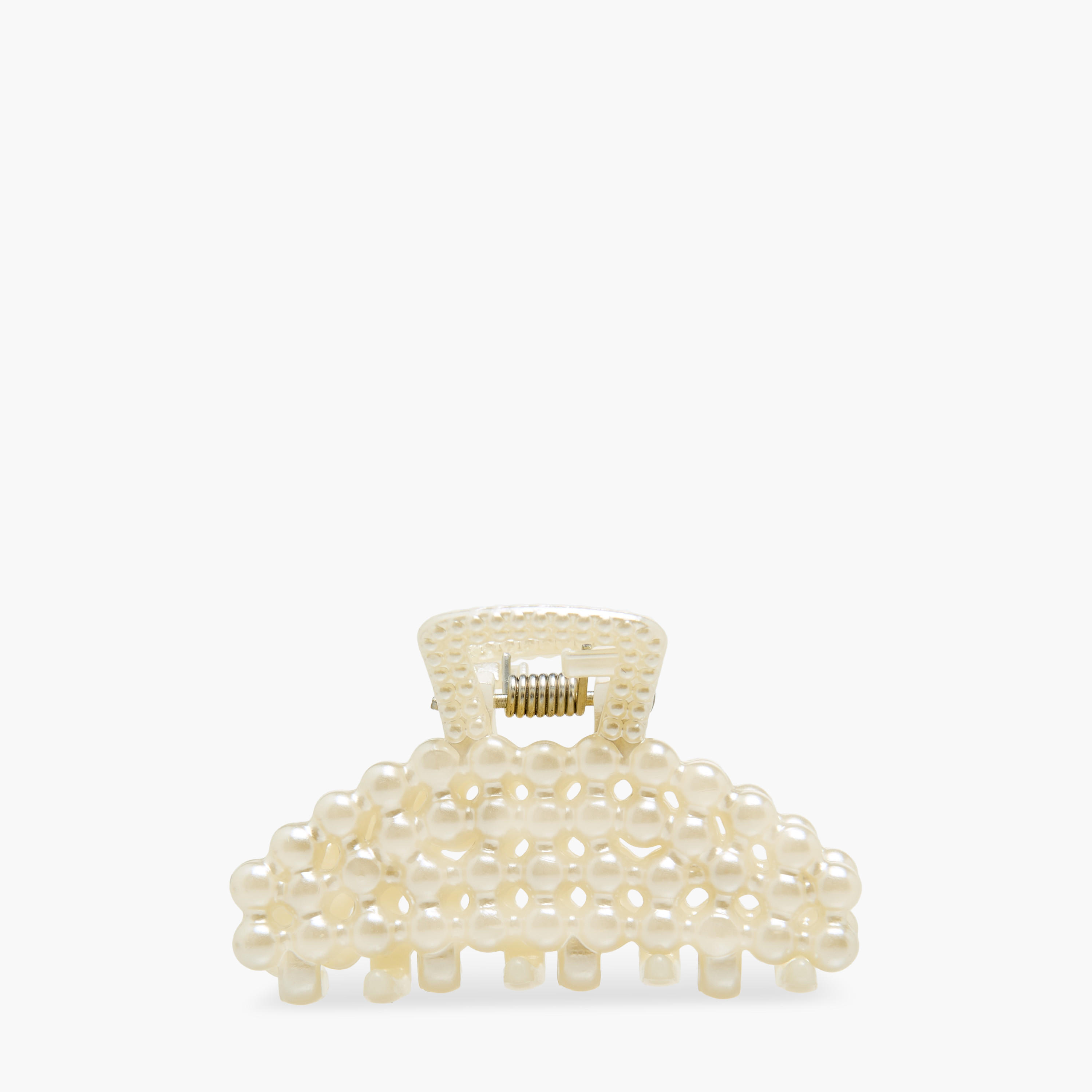 Pack of 3 Assorted Hair Clamps with Pearl Embellishment-women-hairaccessories-clamps-image-4