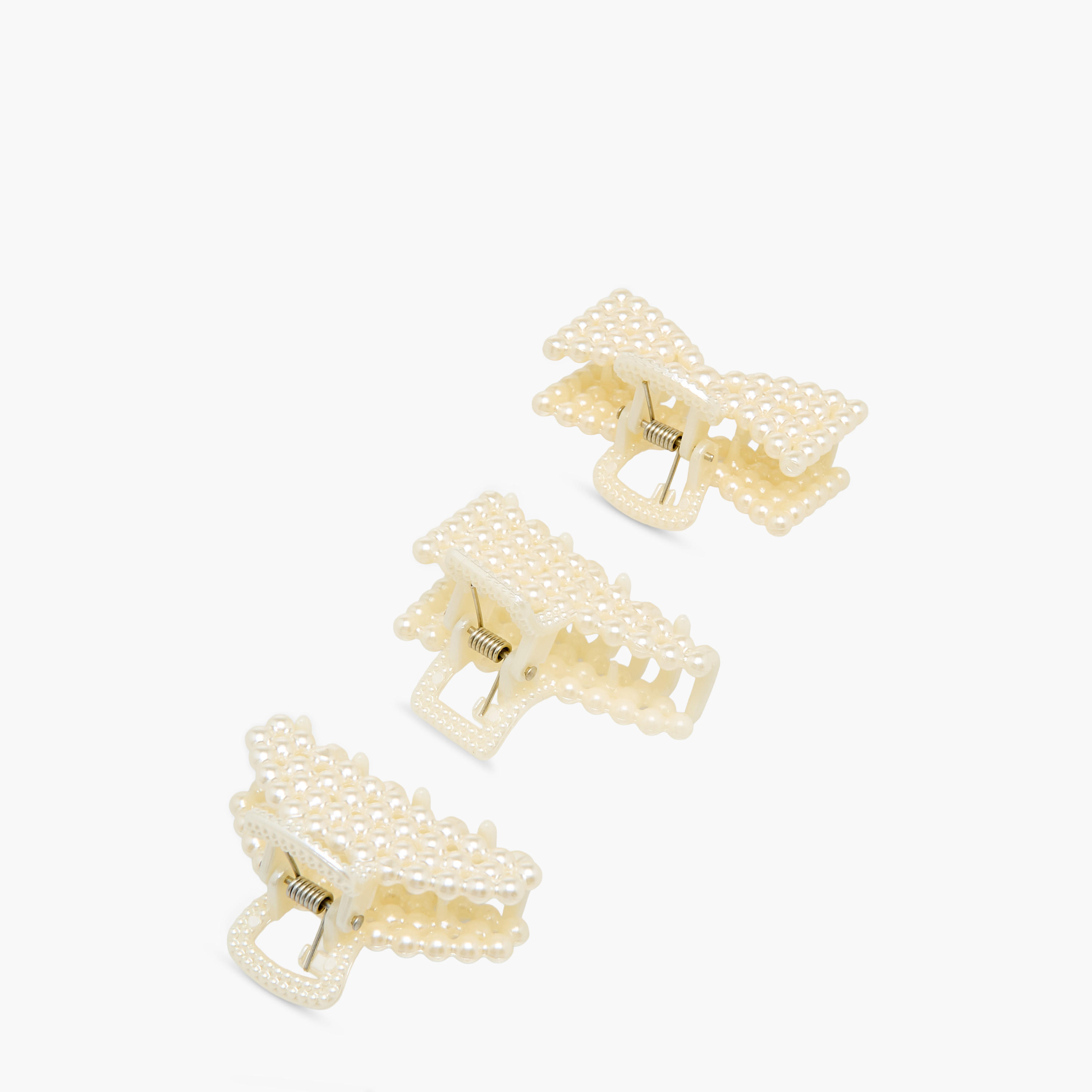 Pack of 3 Assorted Hair Clamps with Pearl Embellishment-women-hairaccessories-clamps-image-5