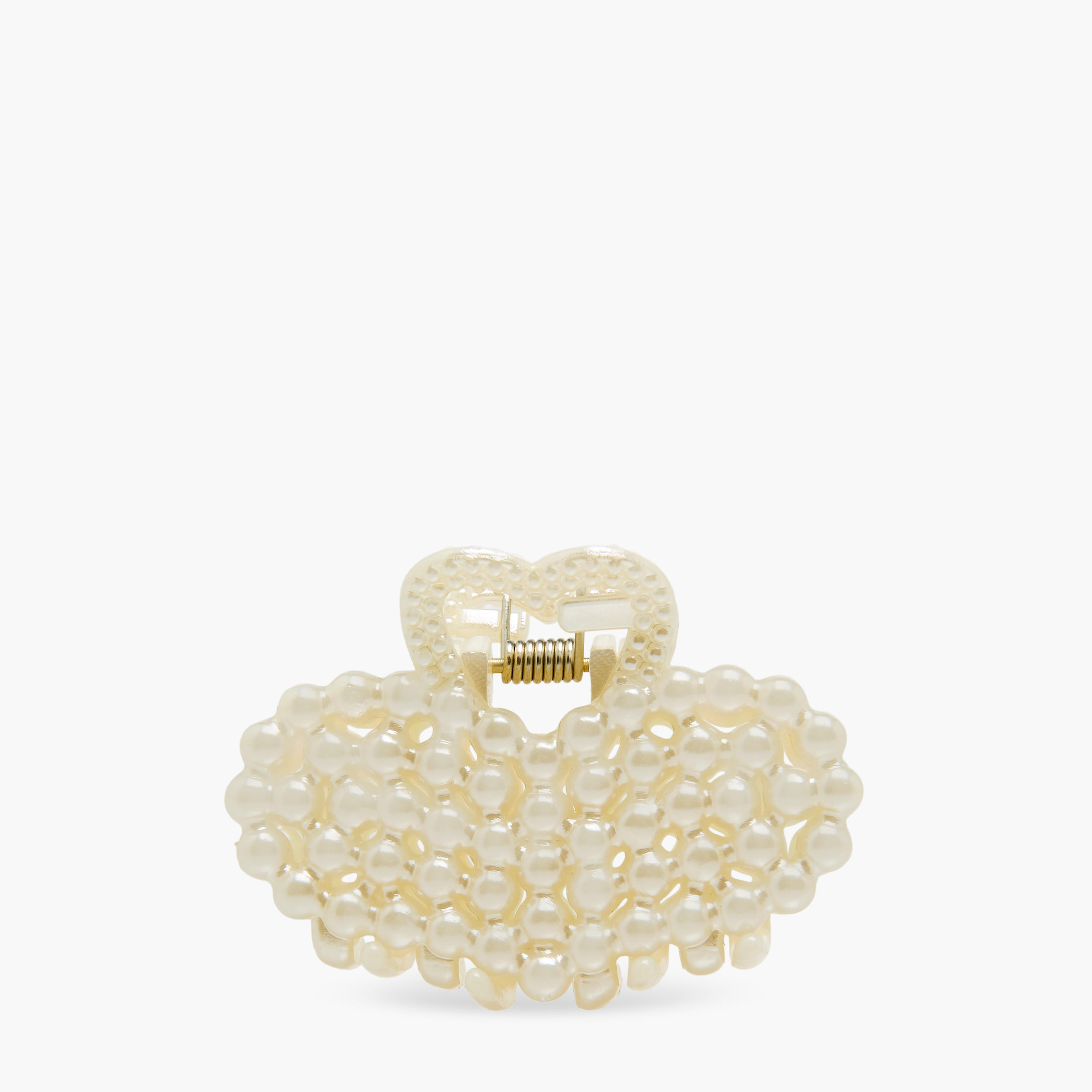 مشابك شعر بتزيينات لؤلؤ - طقم 3 قطع-women-hairaccessories-clamps-image-4