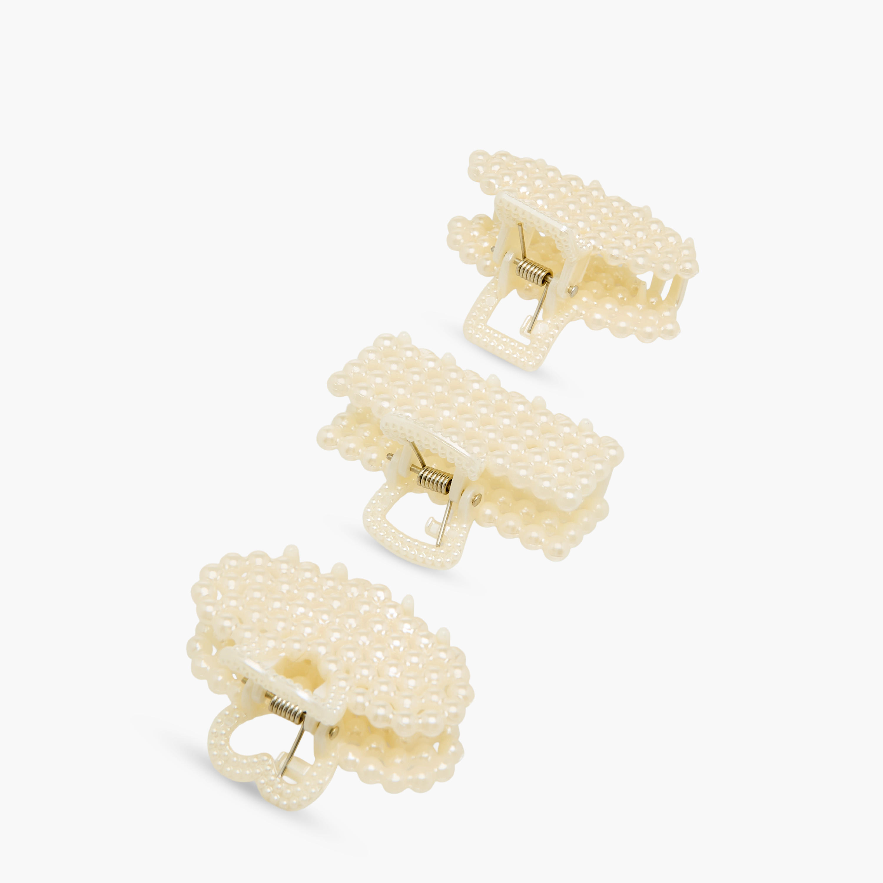 مشابك شعر بتزيينات لؤلؤ - طقم 3 قطع-women-hairaccessories-clamps-image-5
