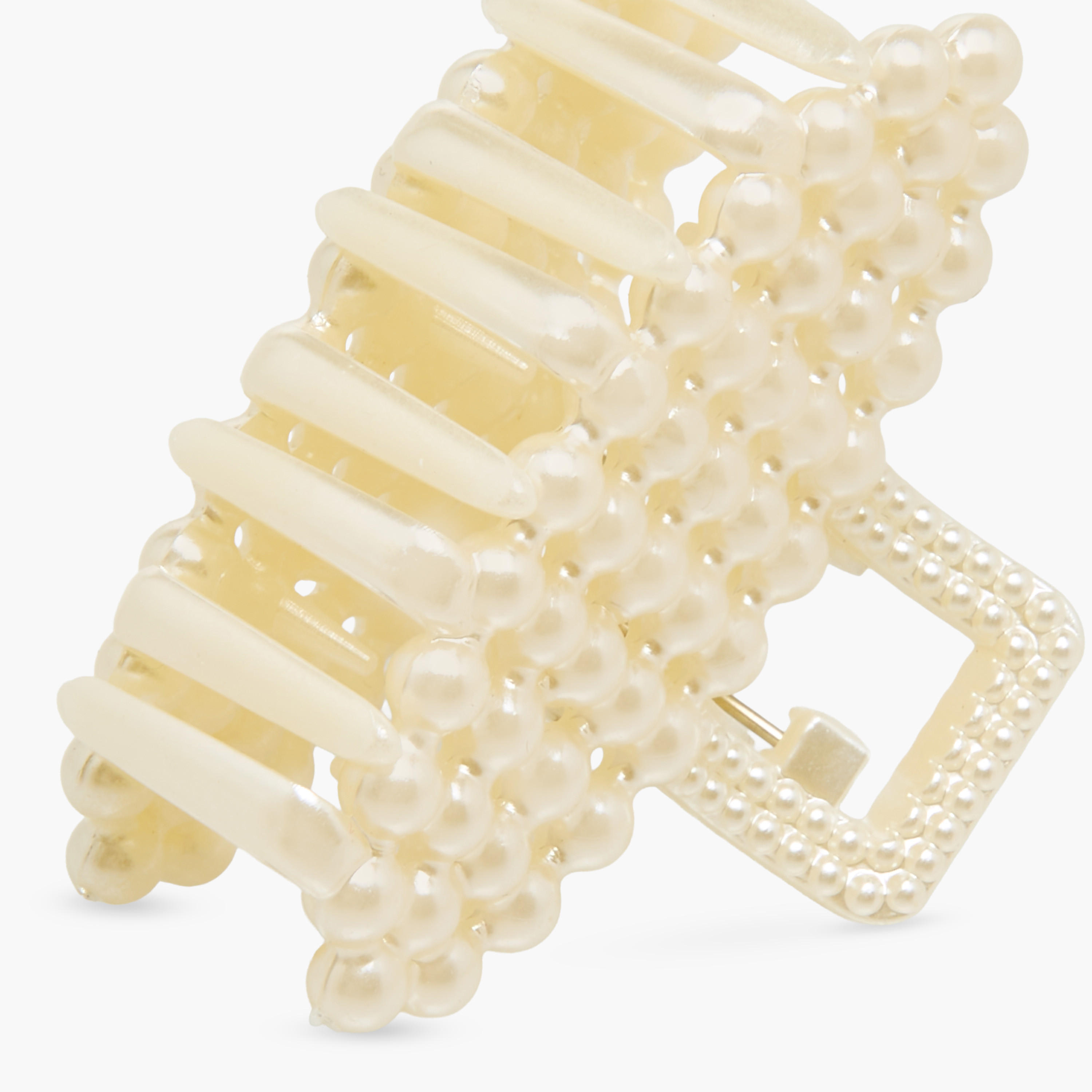 مشابك شعر بتزيينات لؤلؤ - طقم 3 قطع-women-hairaccessories-clamps-image-6