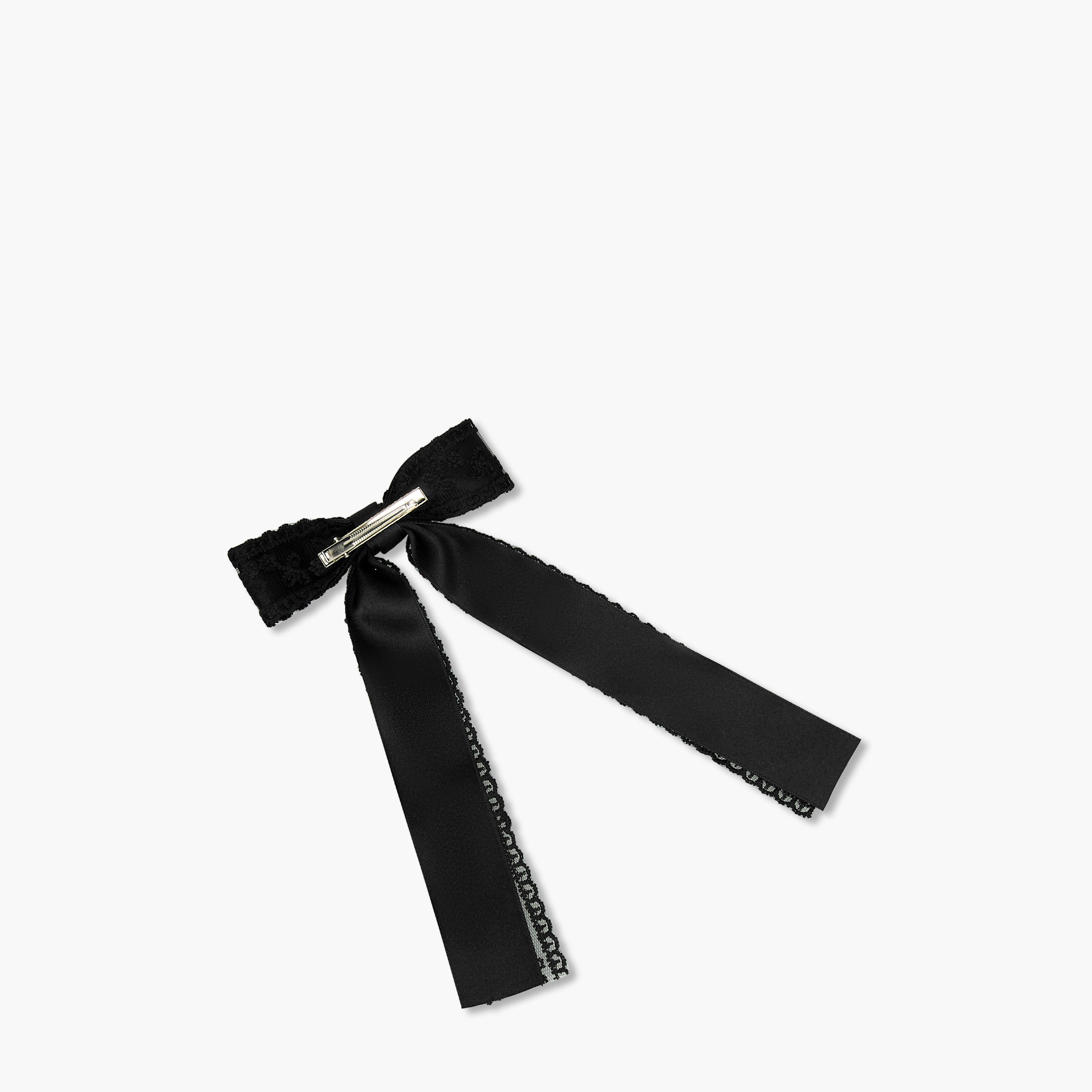 Bow Shaped Hair Clip with Lace-women-hairaccessories-clips-image-3