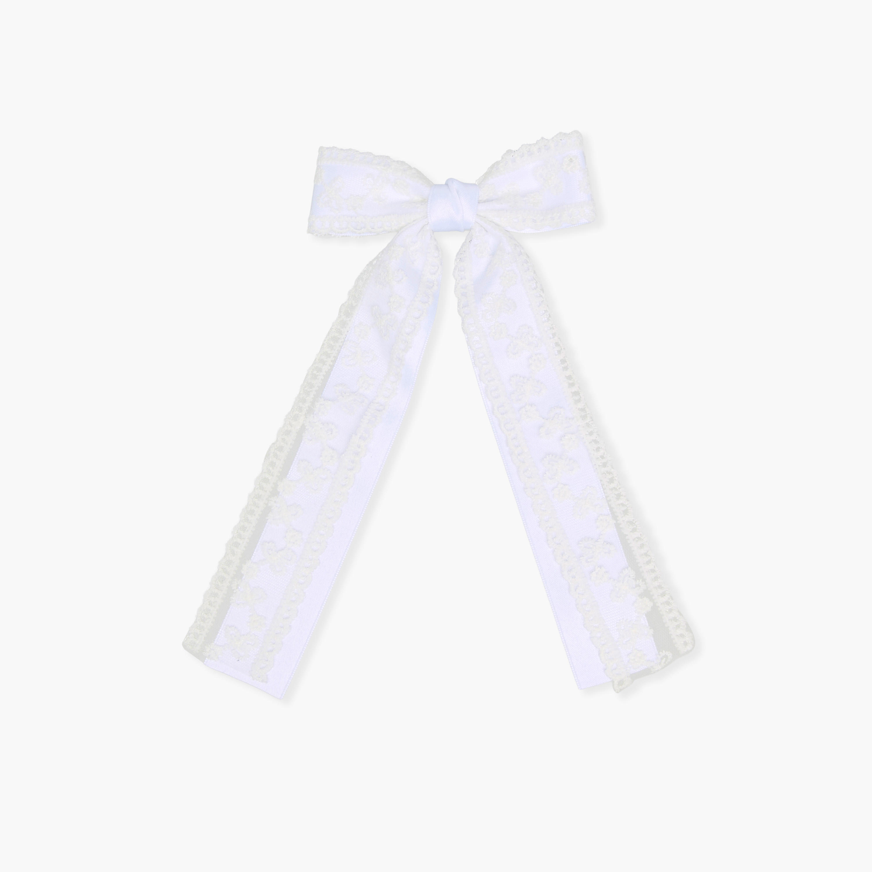 Lace Detail Bow Hair Clip-women-hairaccessories-clips-image-1