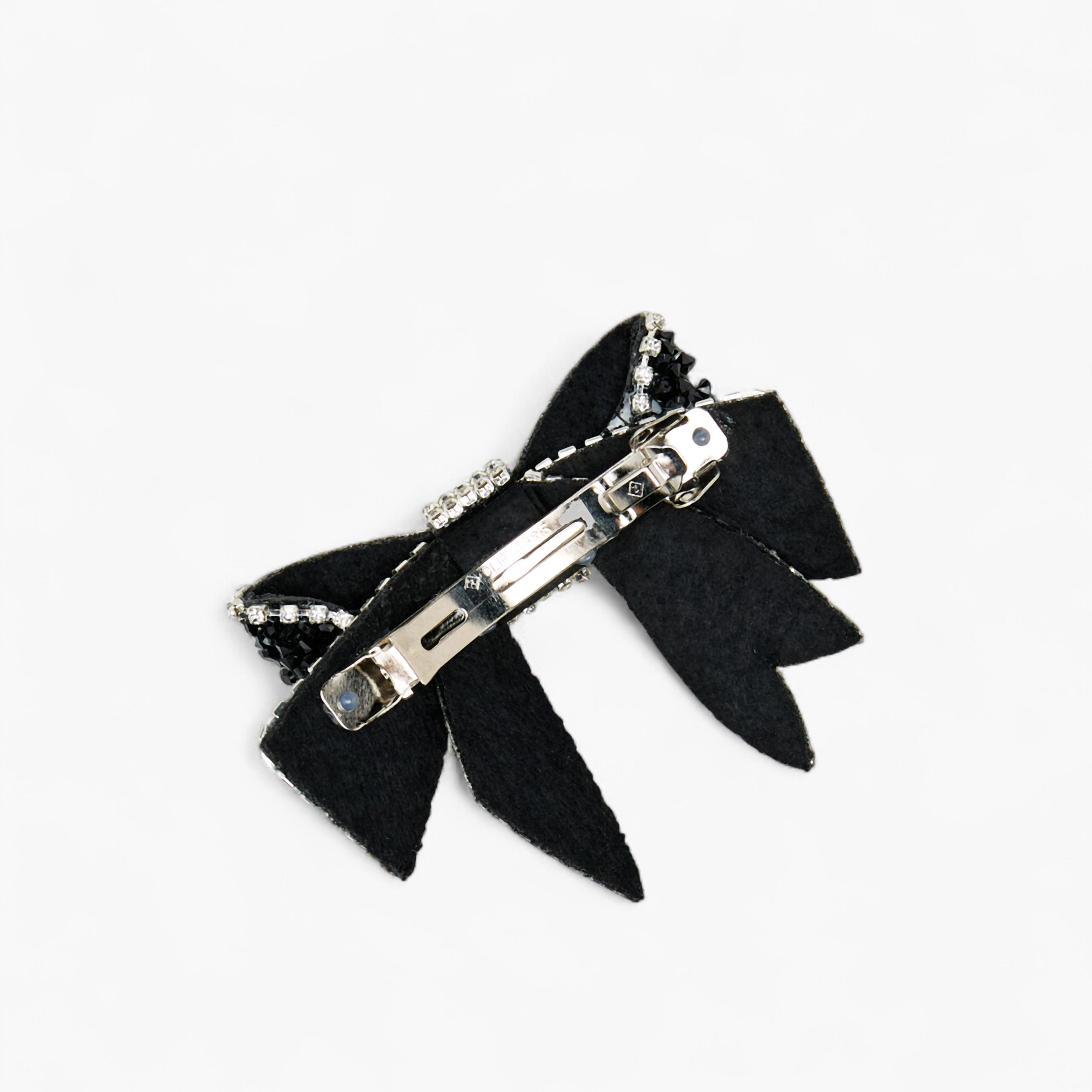 Bow Barette Hair Clip with Embellished Detail-women-hairaccessories-clips-image-3
