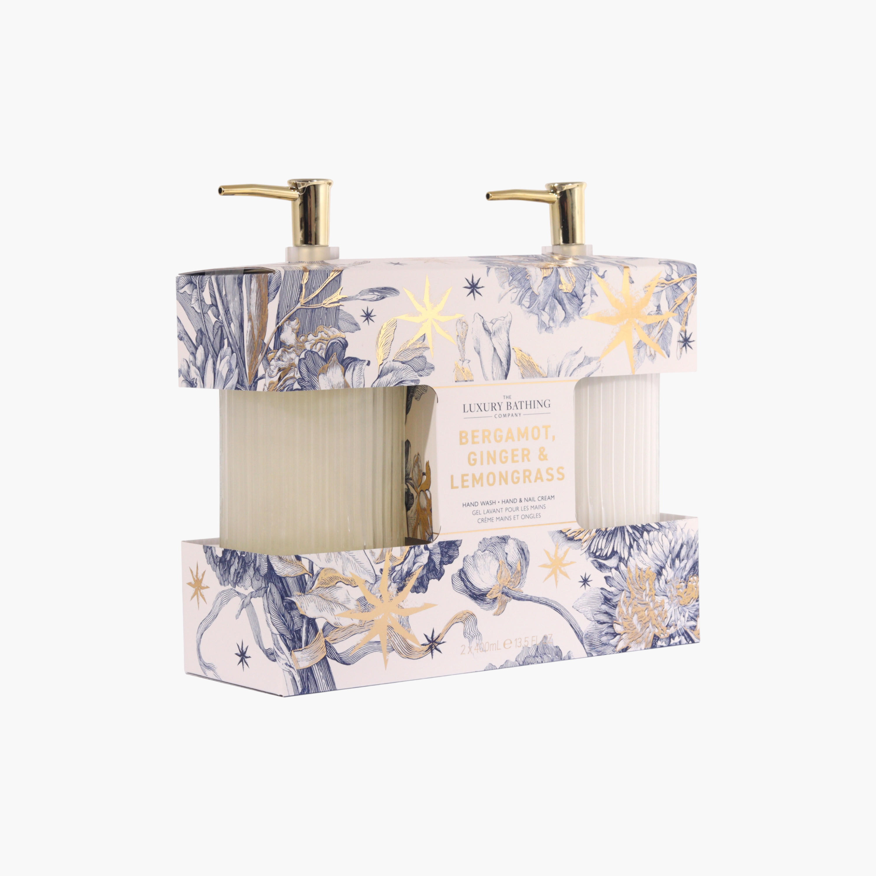 لاكشري باثينج كومباني طقم غسول اليدين بالبرغموت والزنجبيل وعشب الليمون-beautyandpersonalcare-giftsets-image-2