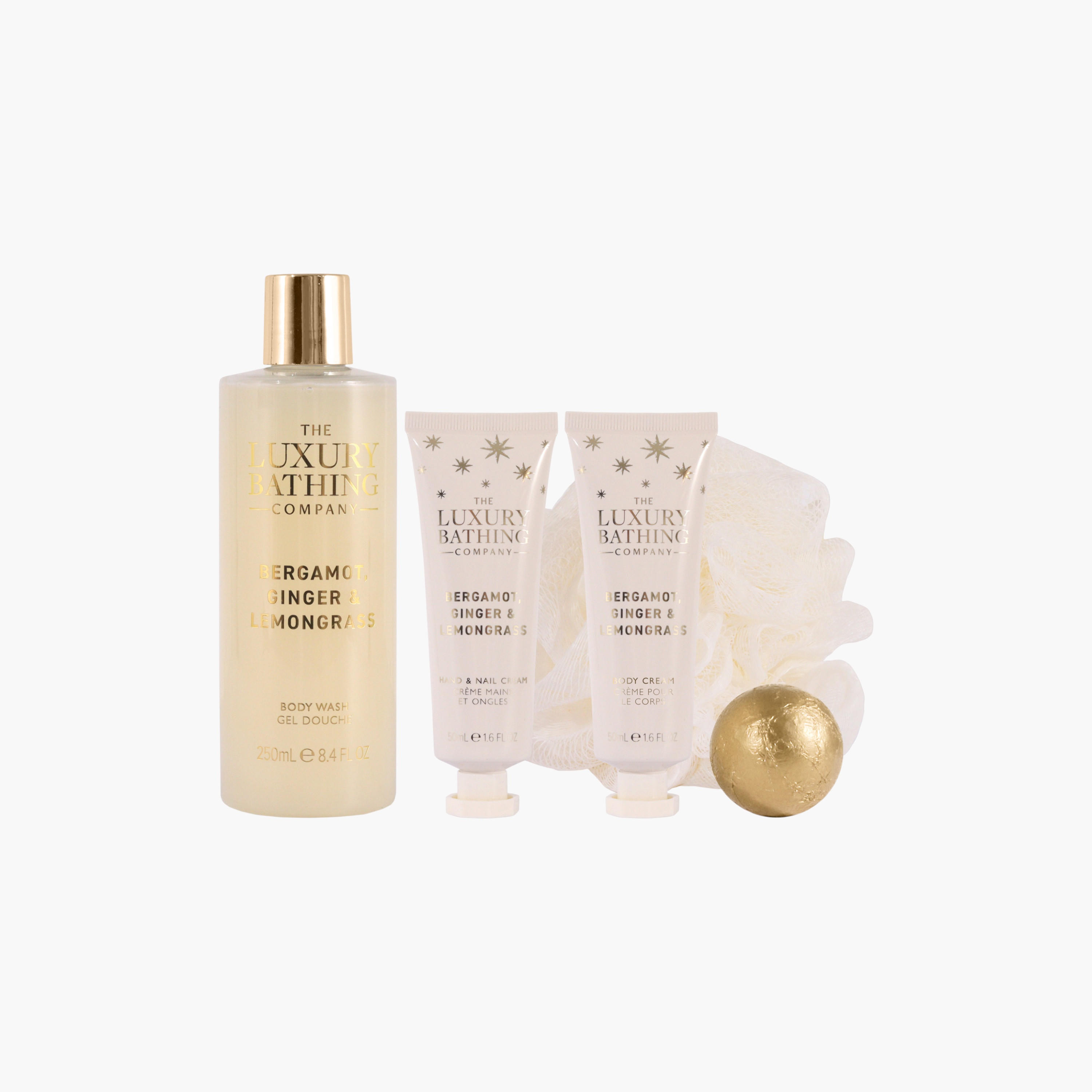 لاكشري باثينج كومباني مجموعة استحمام بالبرغموت والزنجبيل وعشب الليمون-beautyandpersonalcare-giftsets-image-3