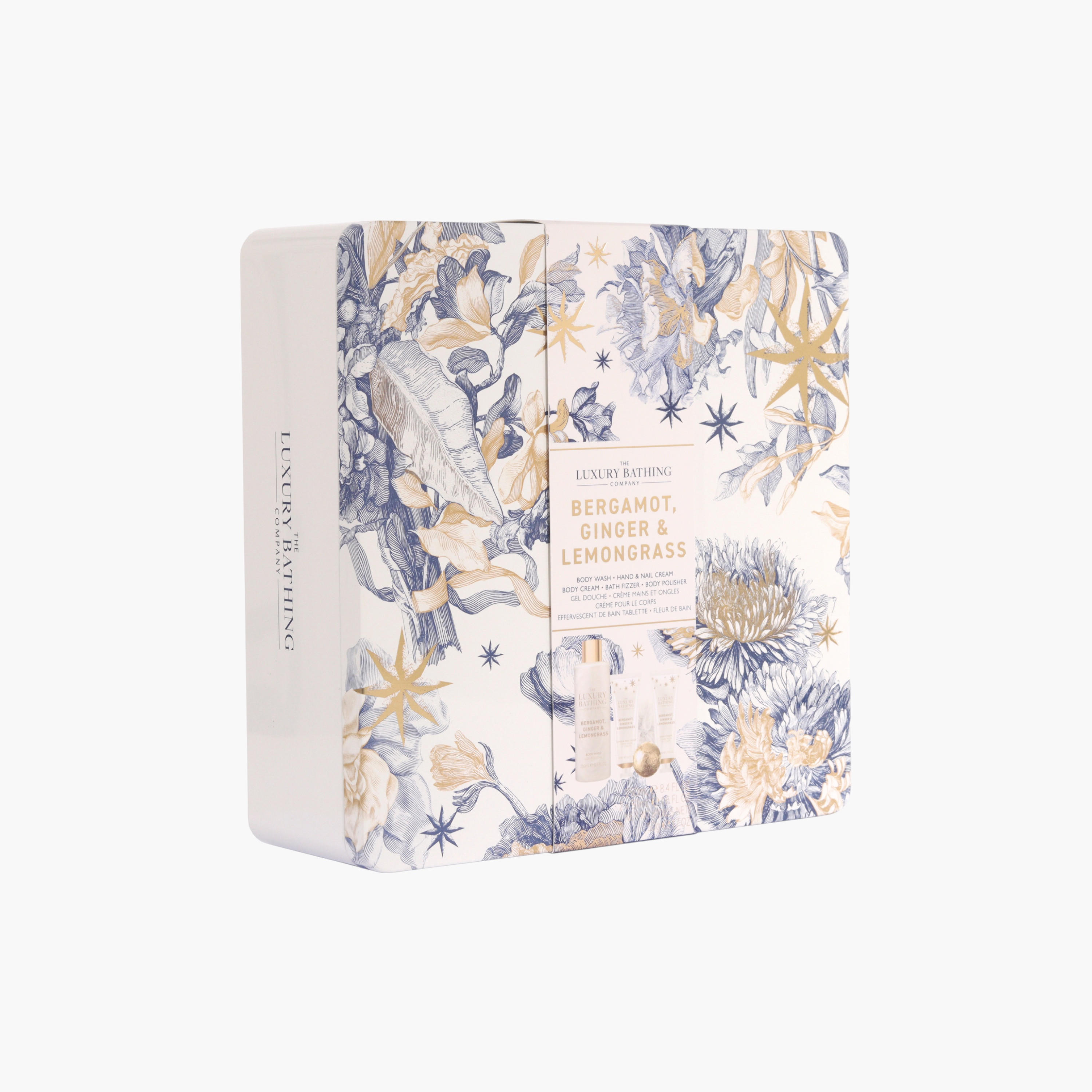 لاكشري باثينج كومباني مجموعة استحمام بالبرغموت والزنجبيل وعشب الليمون-beautyandpersonalcare-giftsets-image-4