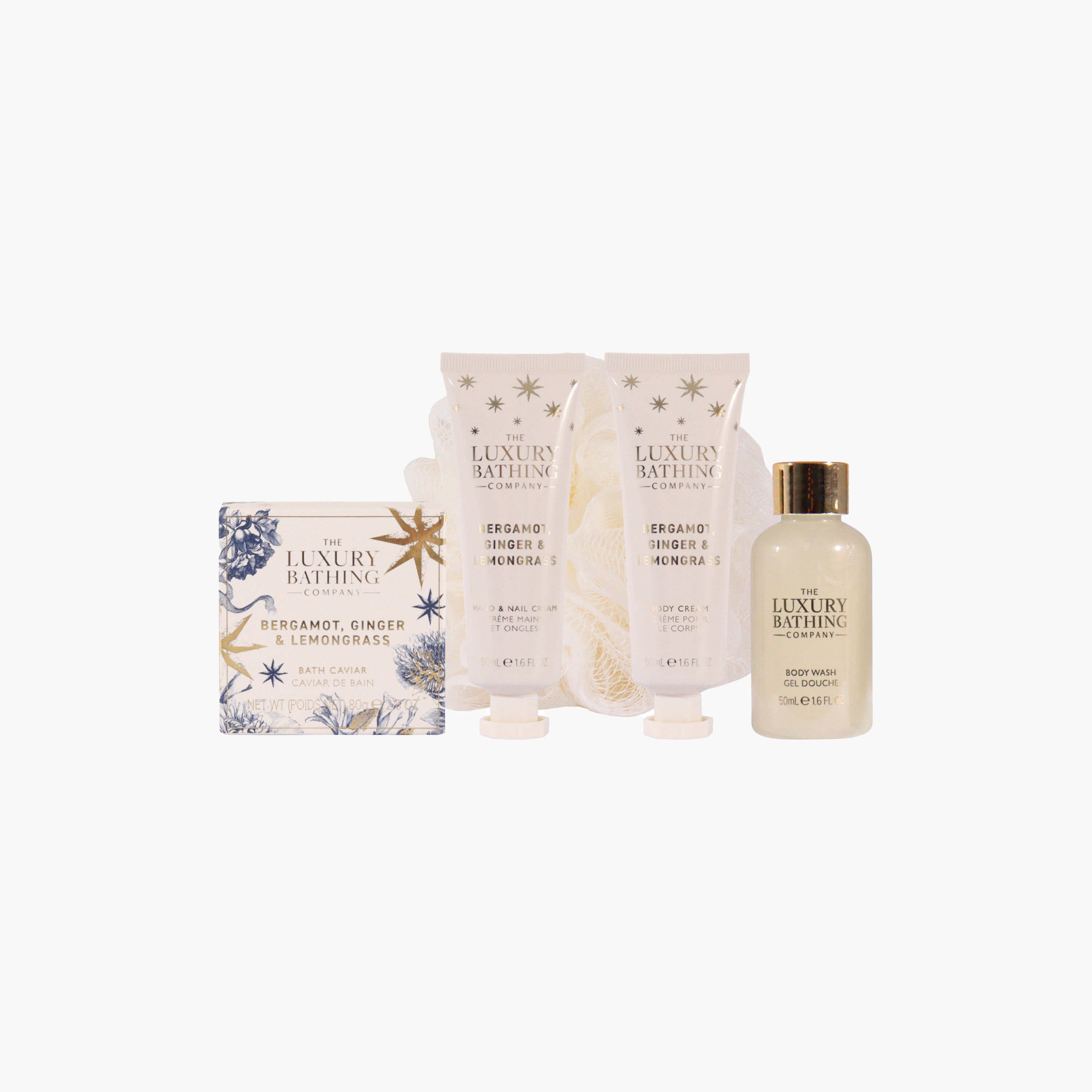 لاكشري باثينج كومباني مجموعة استحمام برغموت زنجبيل وعشبة الليمون-beautyandpersonalcare-bathandbody-giftsets-image-4