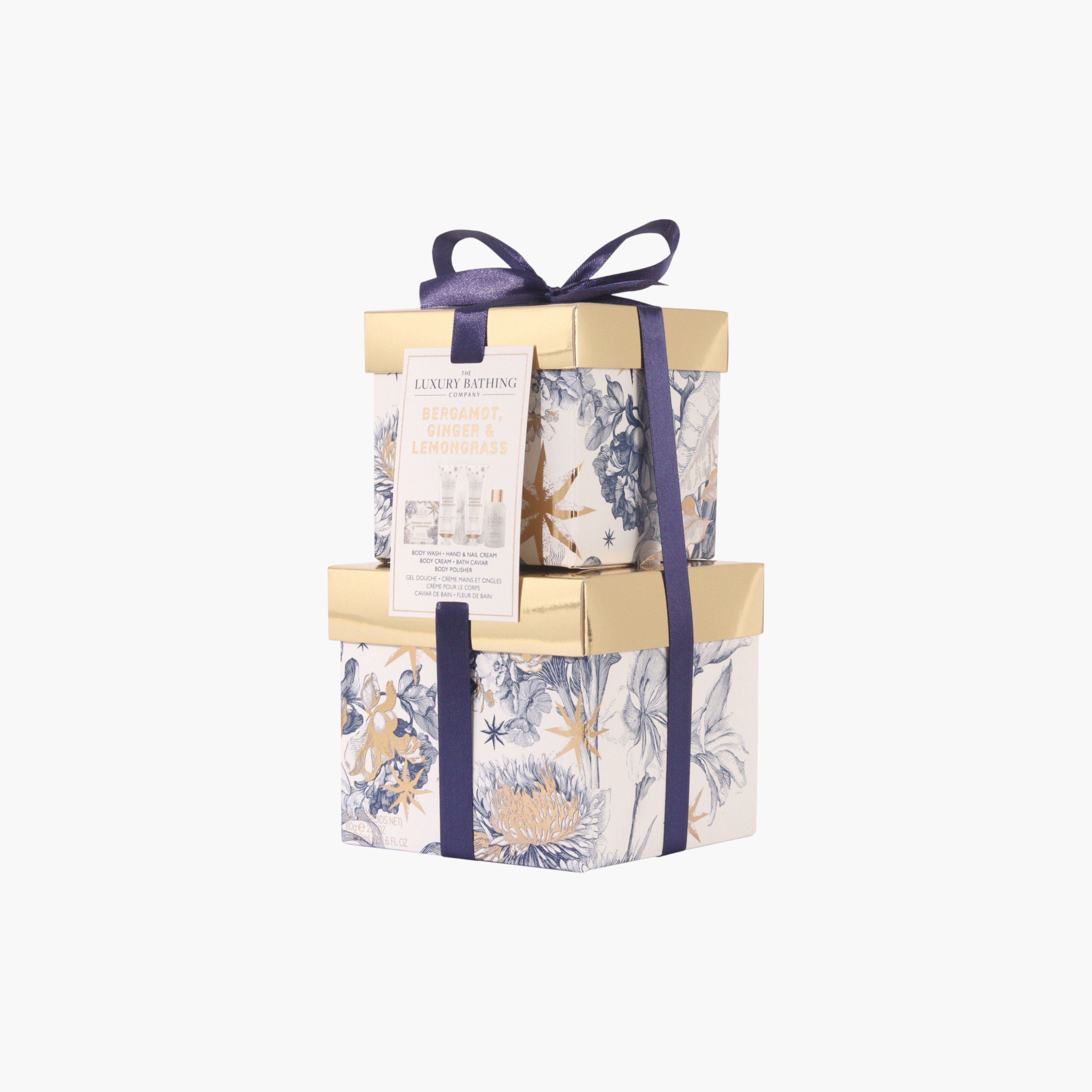 لاكشري باثينج كومباني مجموعة استحمام برغموت زنجبيل وعشبة الليمون-beautyandpersonalcare-bathandbody-giftsets-image-5