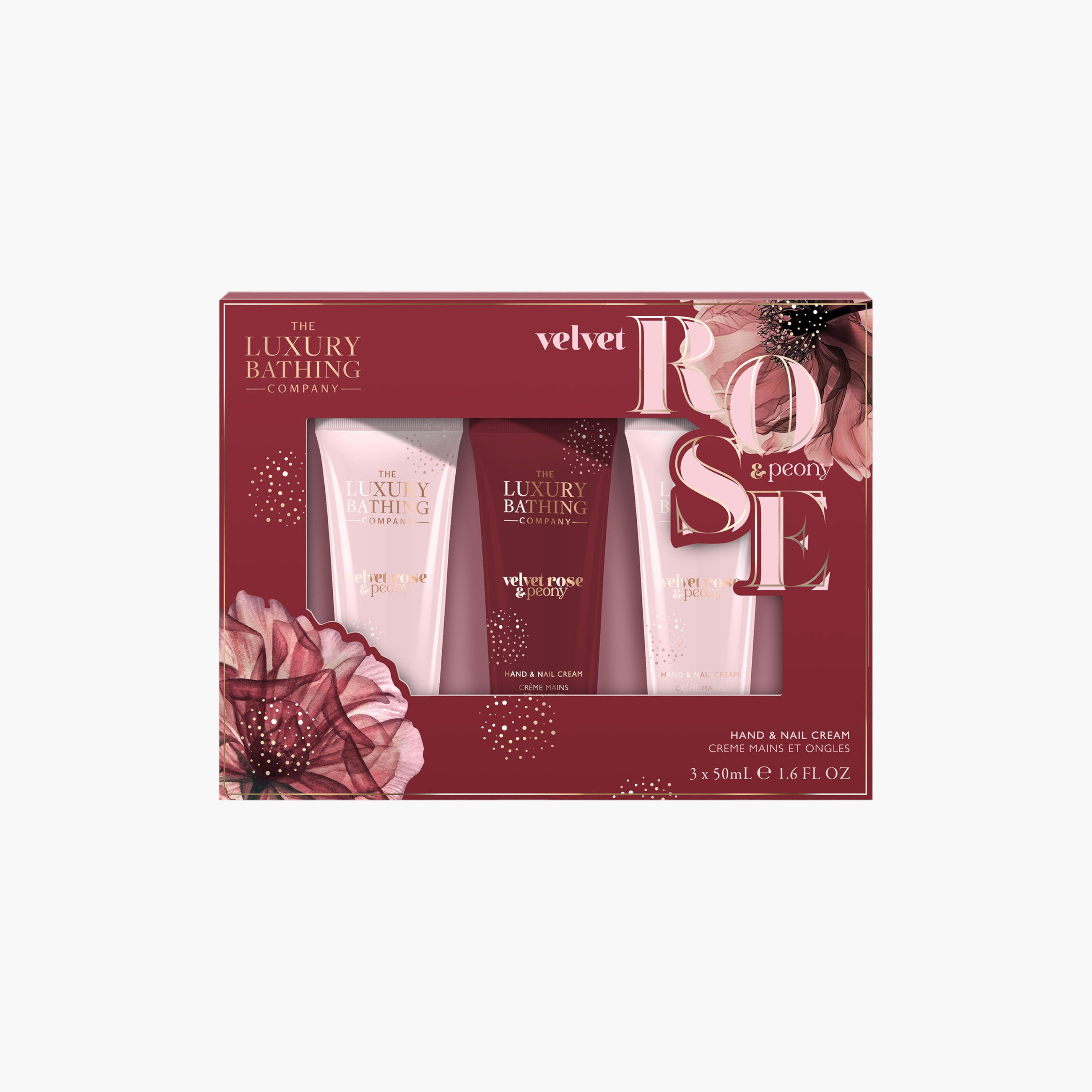 لاكشري باثينج كومباني مجموعة كريم اليد بالورد والفاوانيا-beautyandpersonalcare-bathandbody-giftsets-image-1