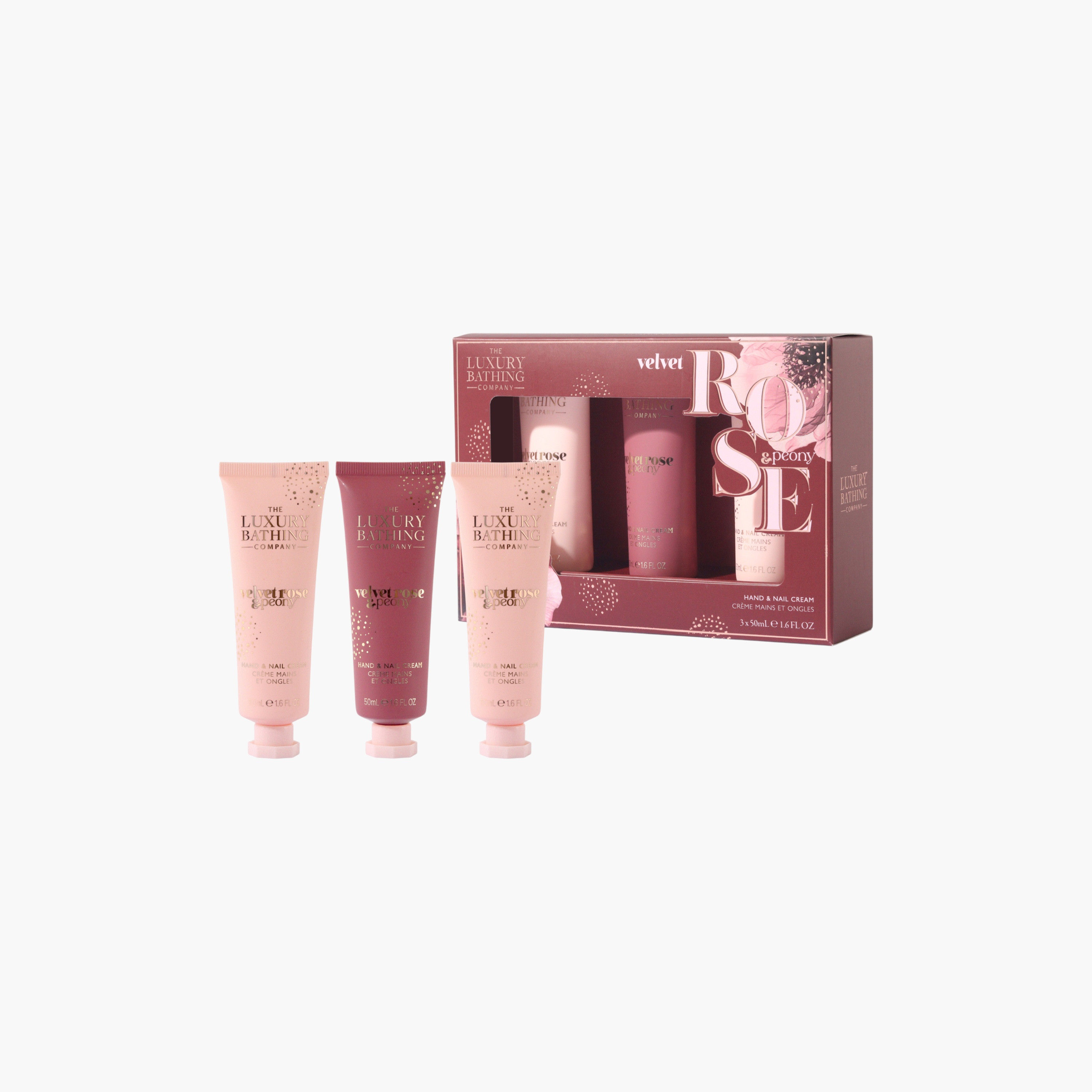 لاكشري باثينج كومباني مجموعة كريم اليد بالورد والفاوانيا-beautyandpersonalcare-bathandbody-giftsets-image-2