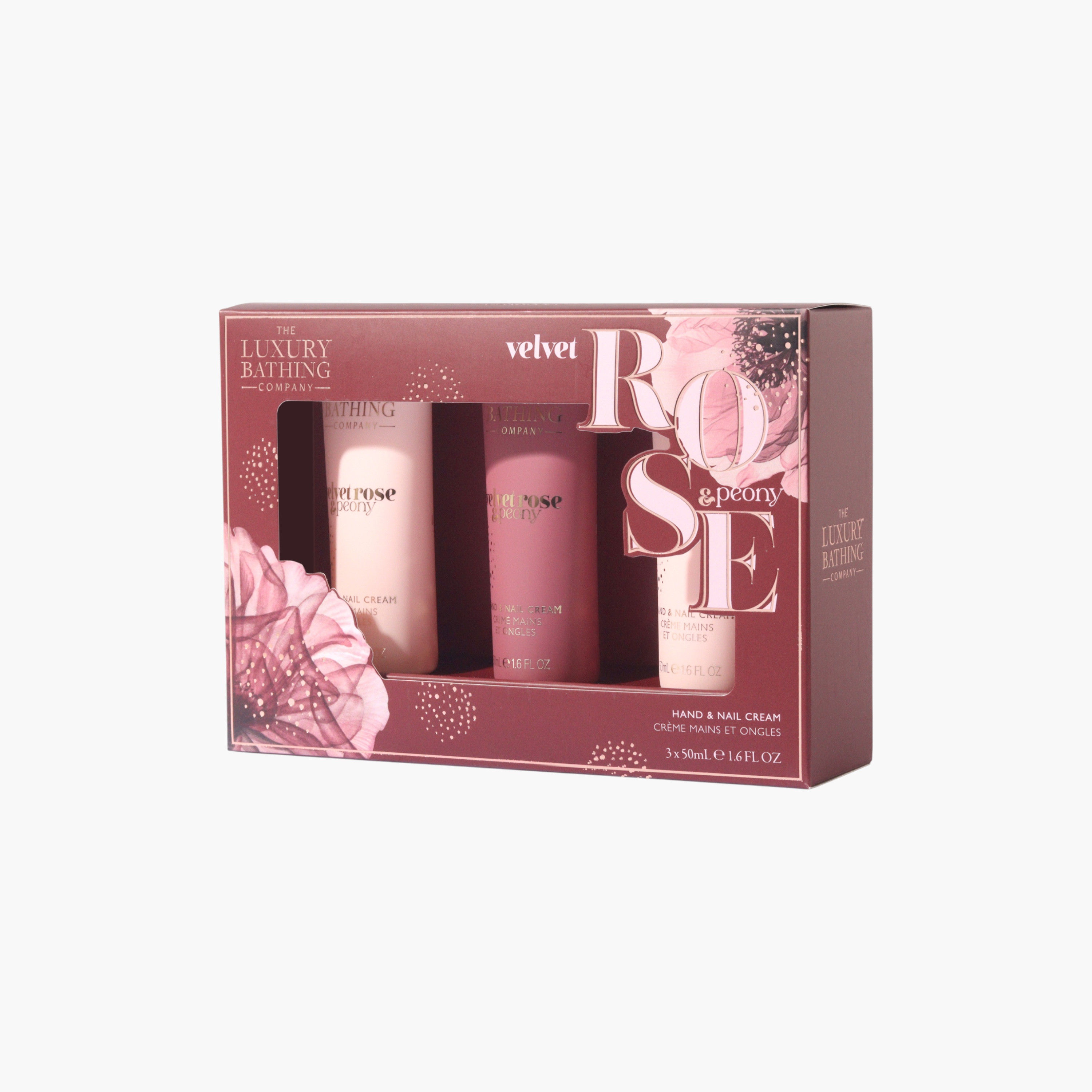 لاكشري باثينج كومباني مجموعة كريم اليد بالورد والفاوانيا-beautyandpersonalcare-bathandbody-giftsets-image-3