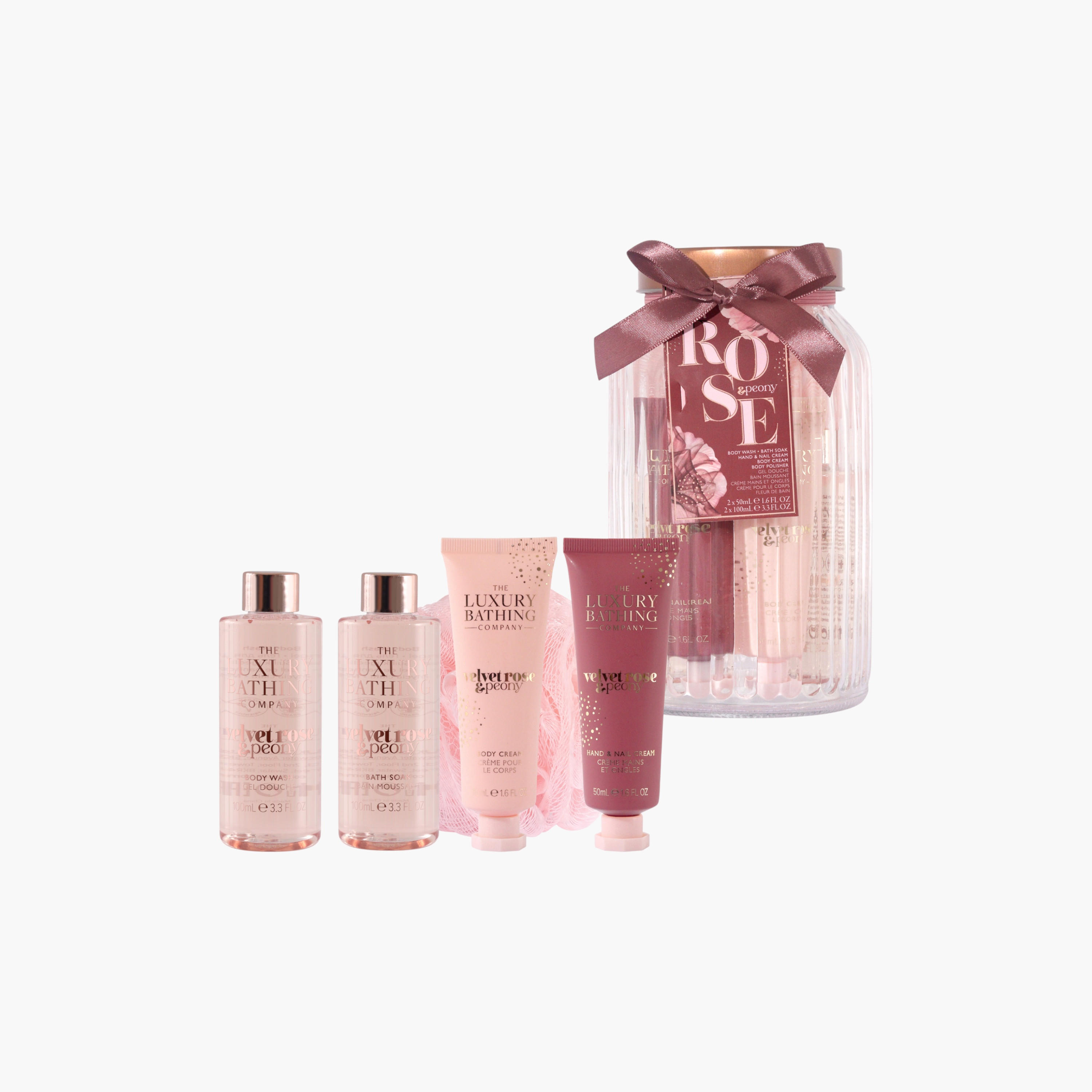 لاكشري باثينج كومباني مجموعة هدايا استحمام بالورد والفاوانيا-beautyandpersonalcare-giftsets-image-2
