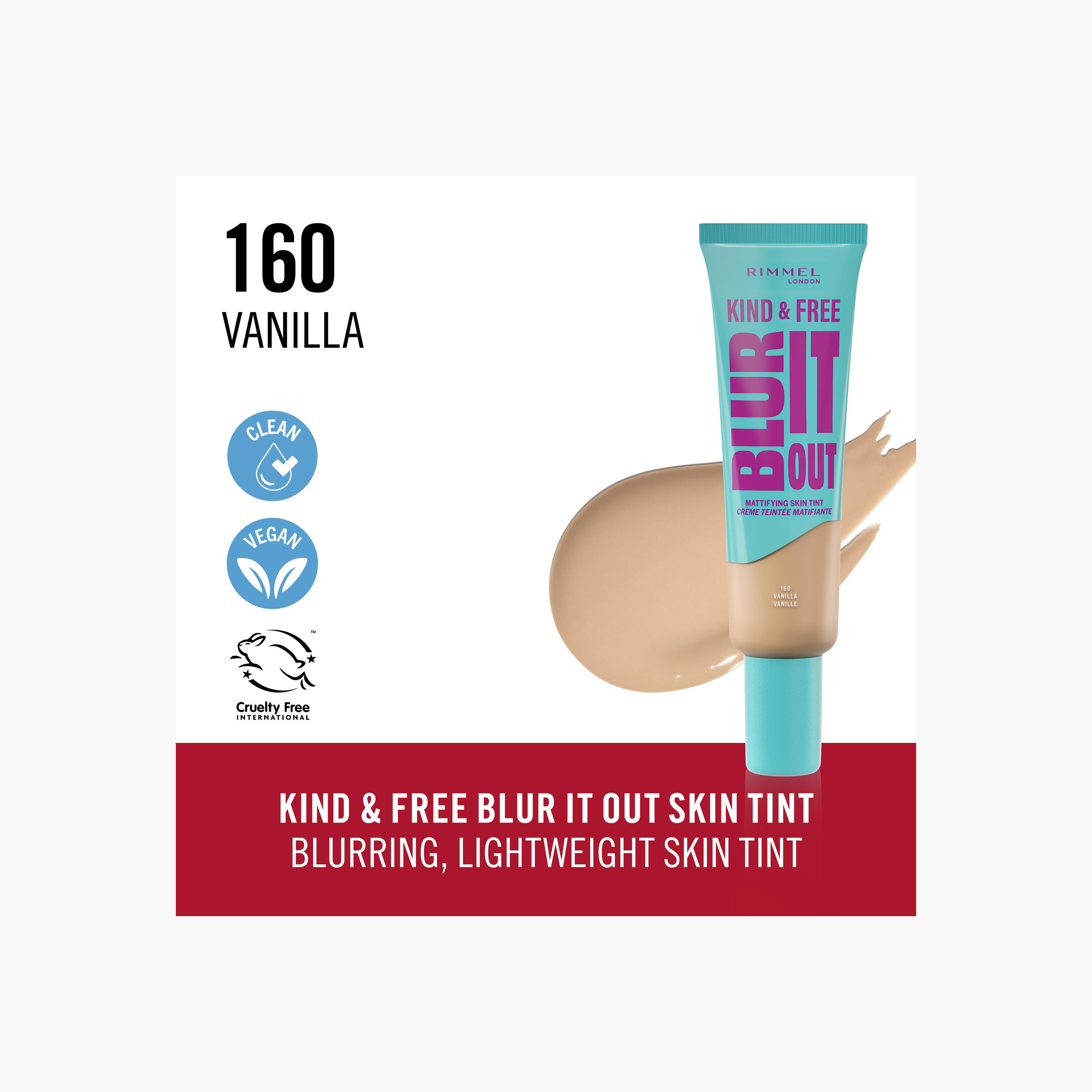 تينت مطفي بلور إت آوت كايند آند فري من ريميل - 30 مل-beautyandpersonalcare-makeup-face-tintedmoisturizer-image-2