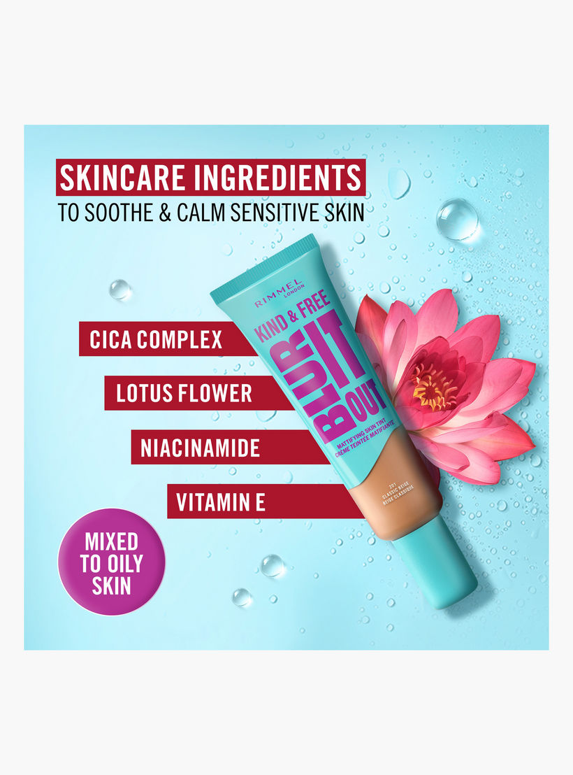 تينت مطفي بلور إت آوت كايند آند فري من ريميل - 30 مل-beautyandpersonalcare-makeup-face-tintedmoisturizer-image-3
