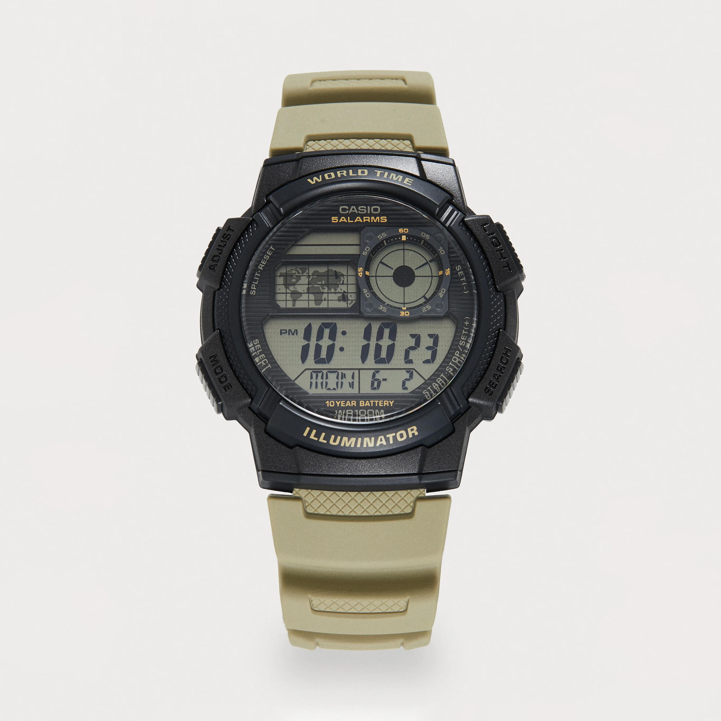 Casio Men's 44MM Black Digital Resin Strap Watch | AE-1000W-5AVDF-men-watchesandjewellery-watches-image-1