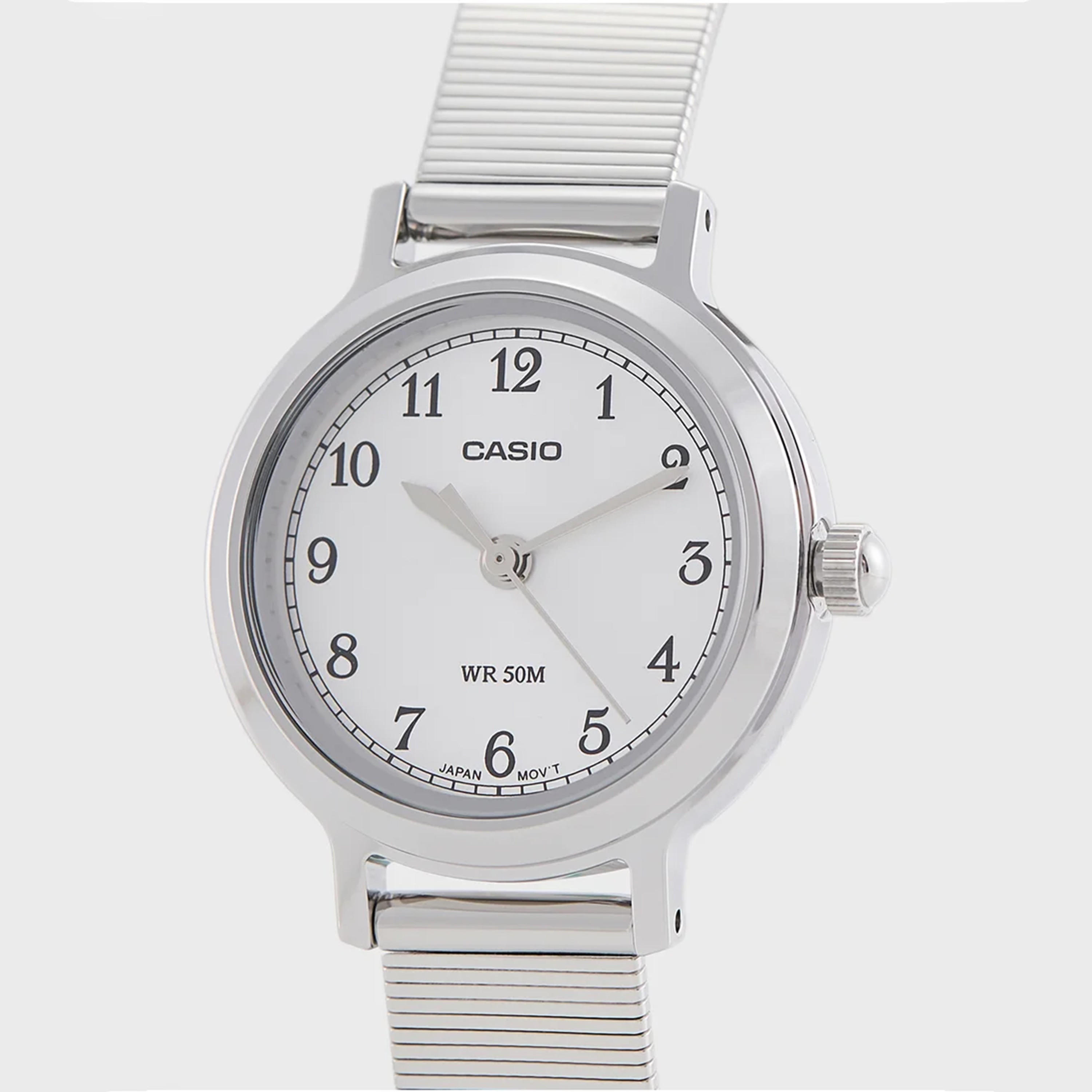 Casio Women's 28MM Silver Analog Stainless Steel Strap Watch | LTP-B170D-7BVDF-women-watchesandjewellery-watches-image-4