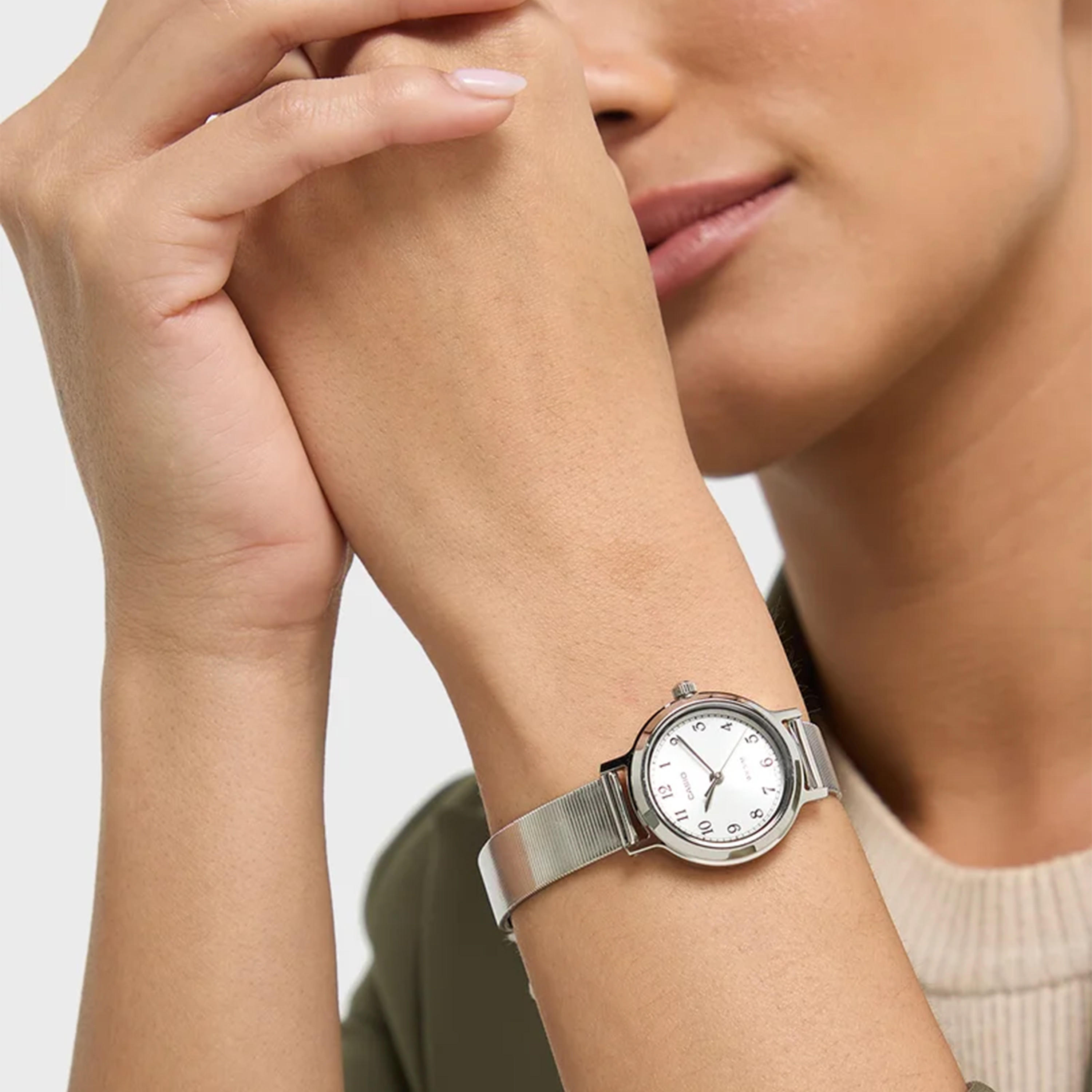 Casio Women's 28MM Silver Analog Stainless Steel Strap Watch | LTP-B170D-7BVDF-women-watchesandjewellery-watches-image-6