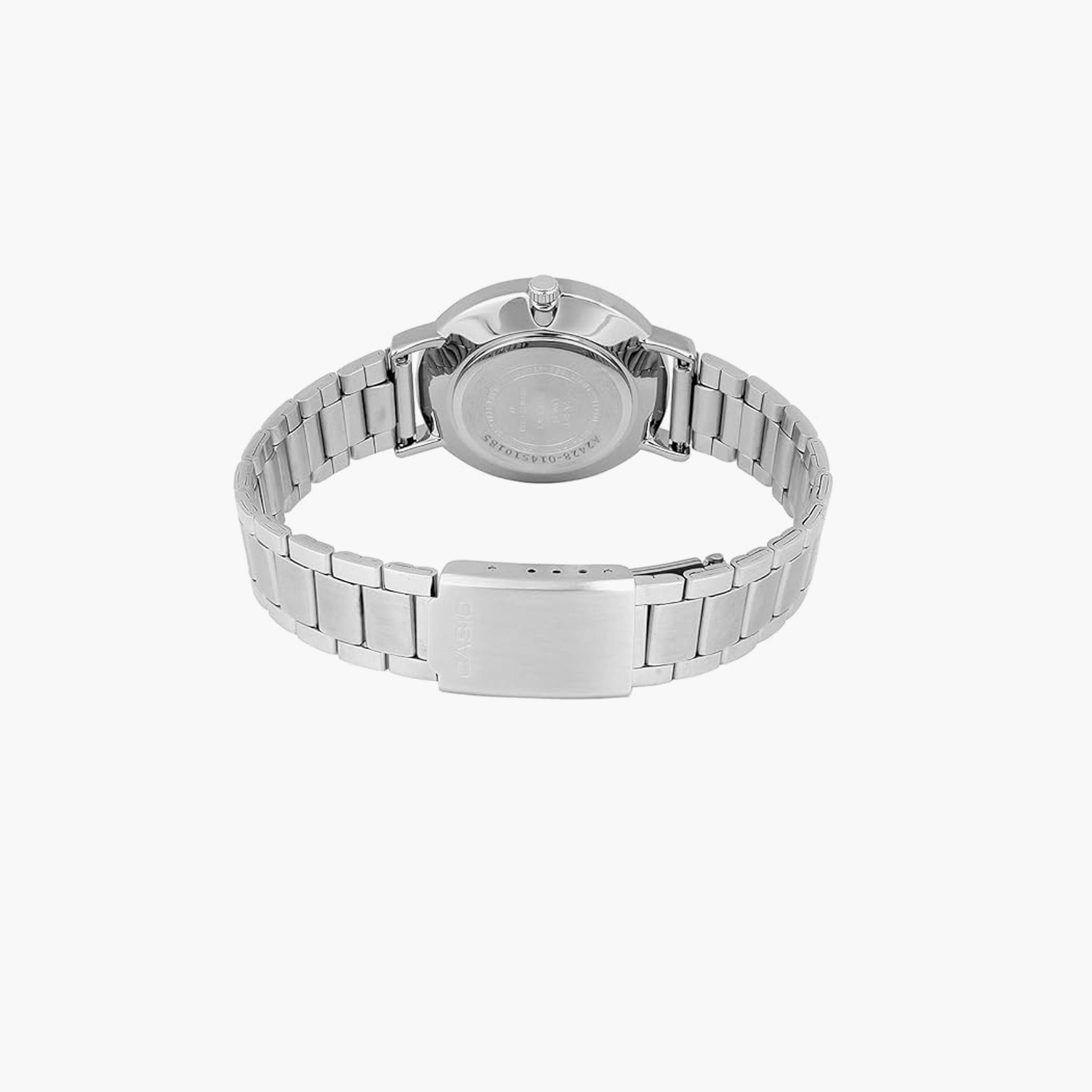 Casio Women's 34MM Silver Analog Stainless Steel Strap Watch | LTP-VT04D-1ADF-women-watchesandjewellery-watches-image-3
