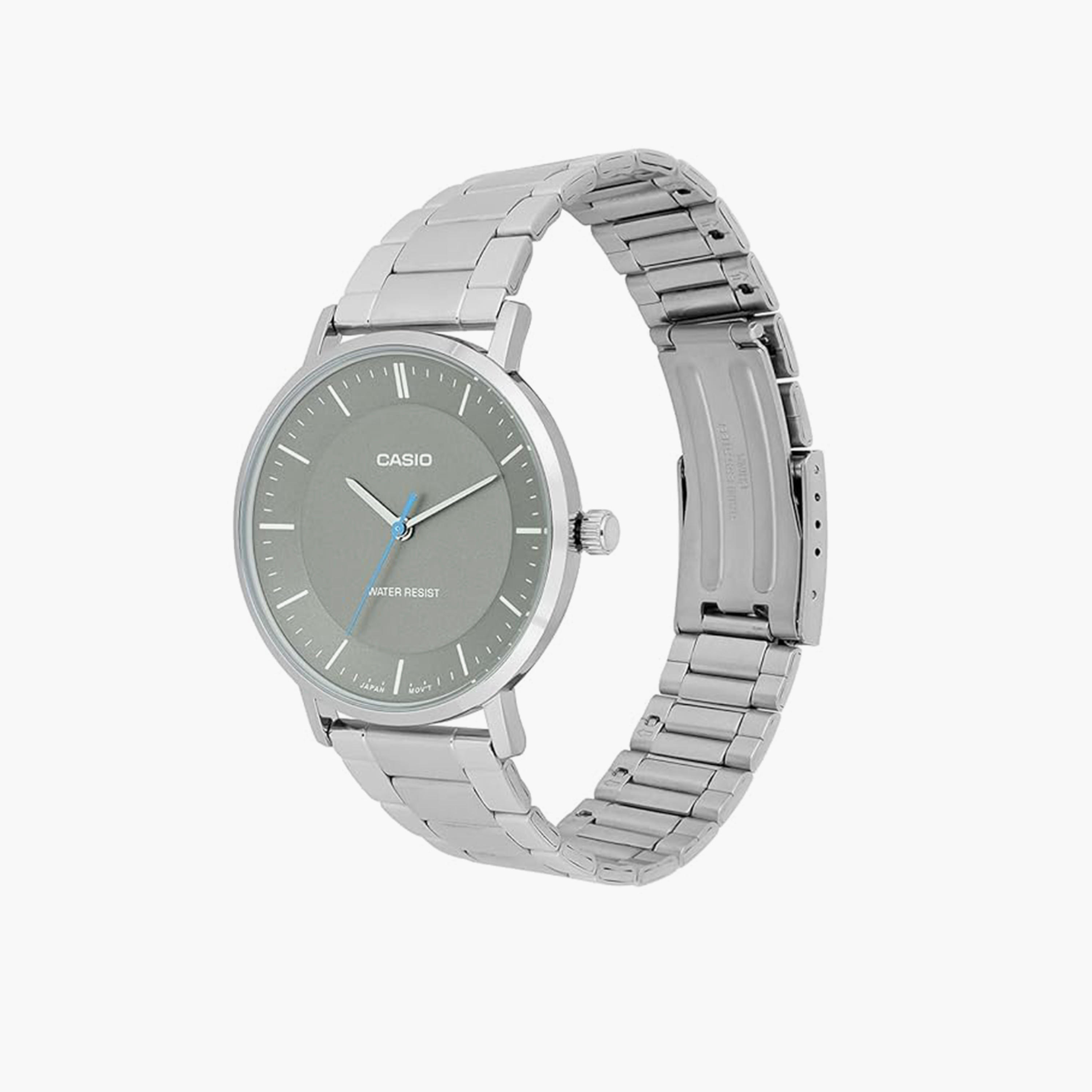 Casio Women's 34MM Silver Analog Stainless Steel Strap Watch | MTP-VT04D-8EDF-women-watchesandjewellery-watches-image-2