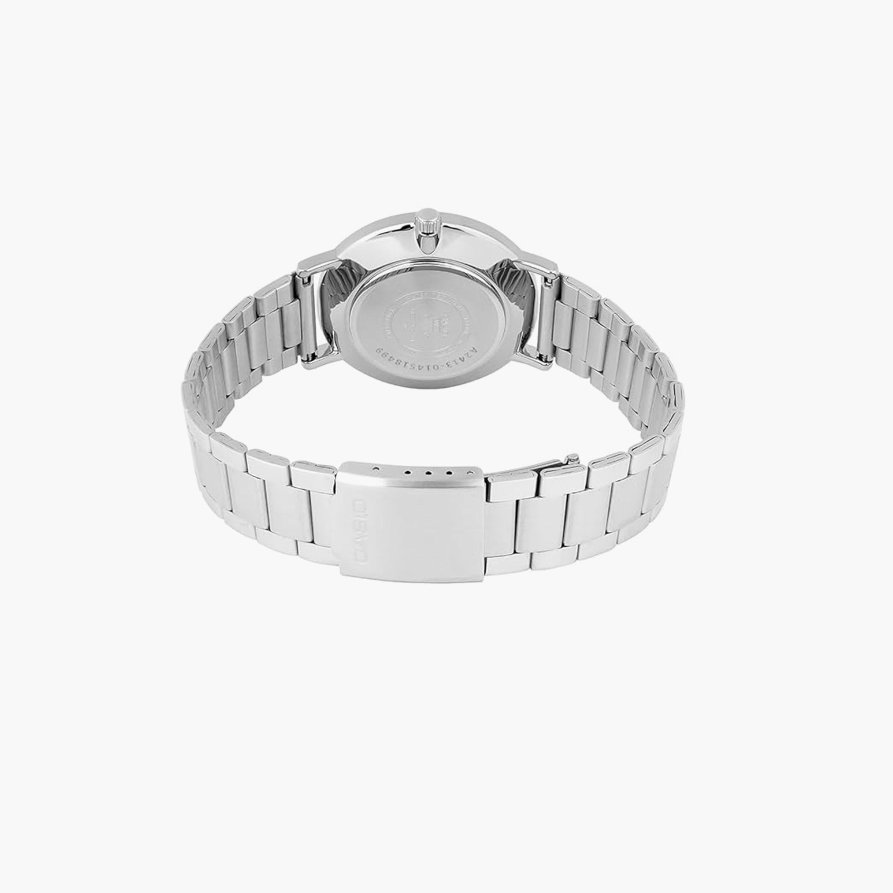 Casio Women's 34MM Silver Analog Stainless Steel Strap Watch | MTP-VT04D-8EDF-women-watchesandjewellery-watches-image-3
