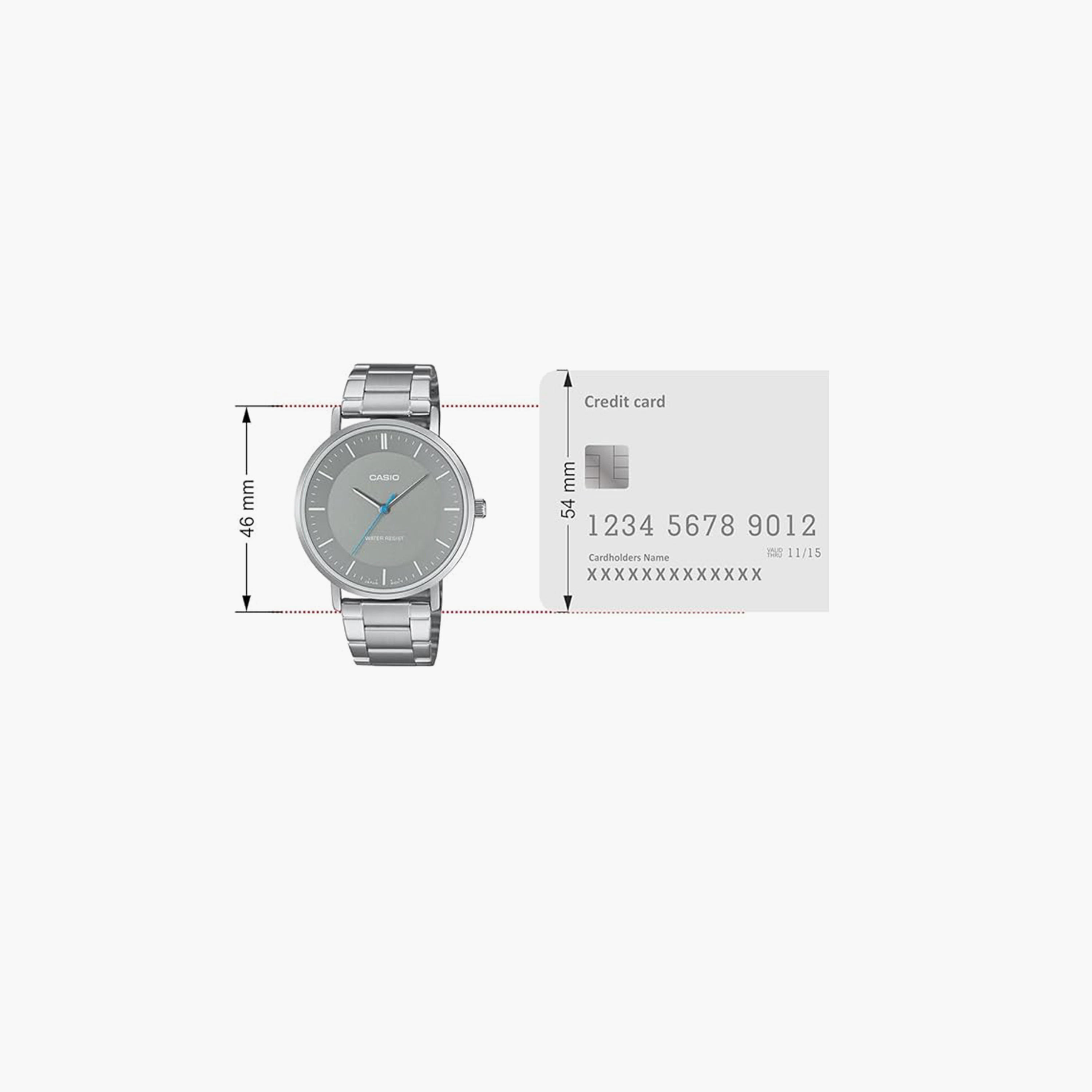 Casio Women's 34MM Silver Analog Stainless Steel Strap Watch | MTP-VT04D-8EDF-women-watchesandjewellery-watches-image-6
